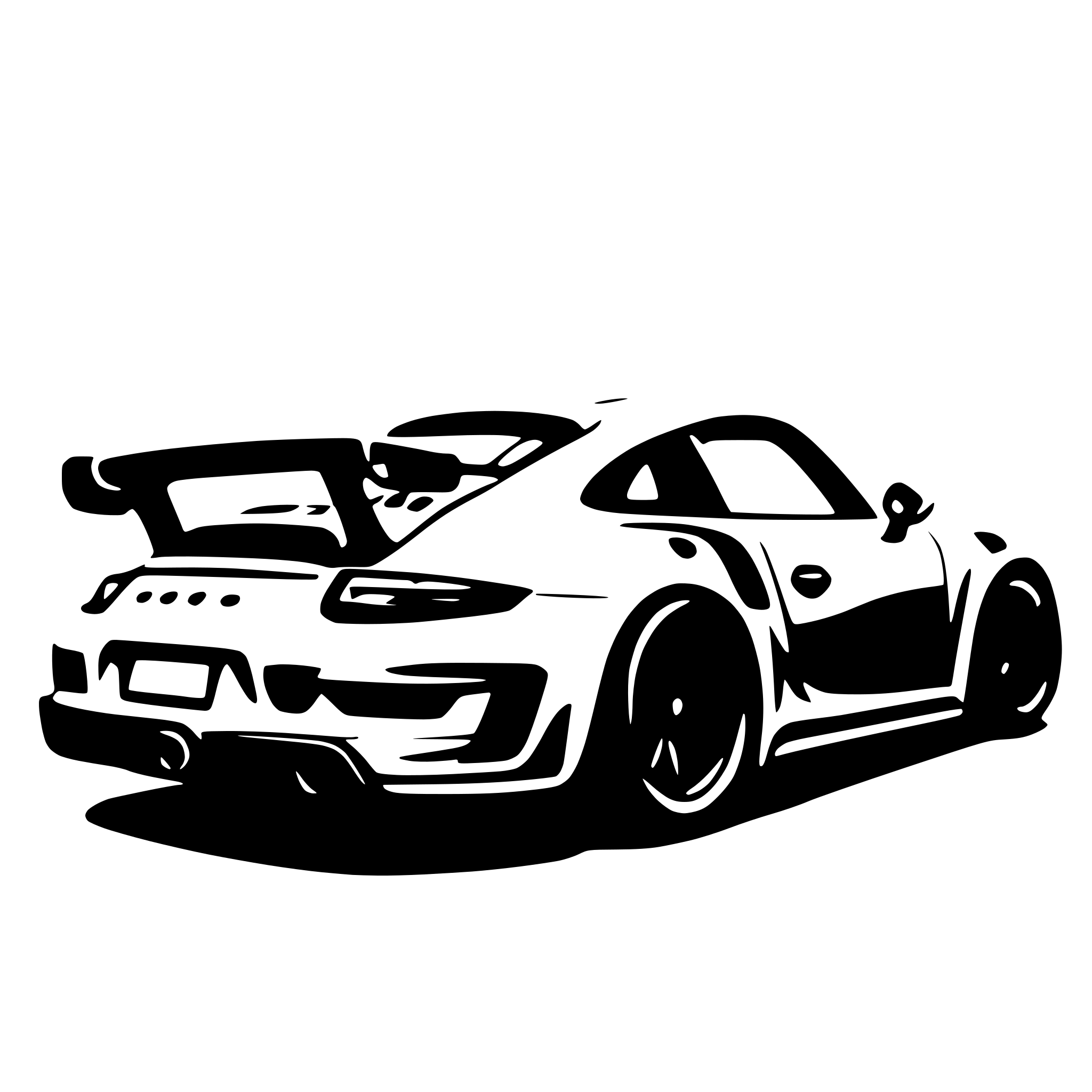 AI-generated SVG of 'gt3 rs'