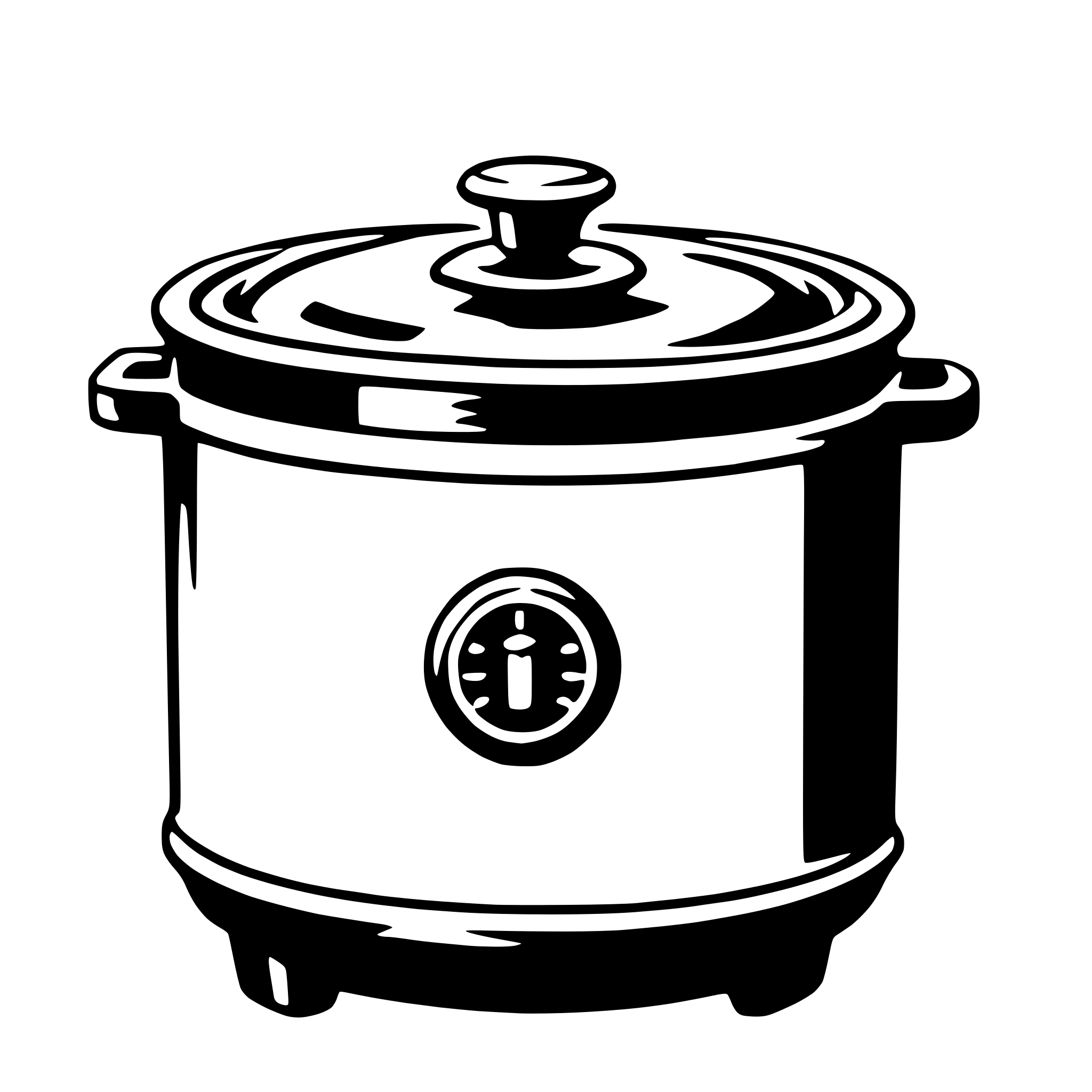 AI-generated SVG of a crockpot