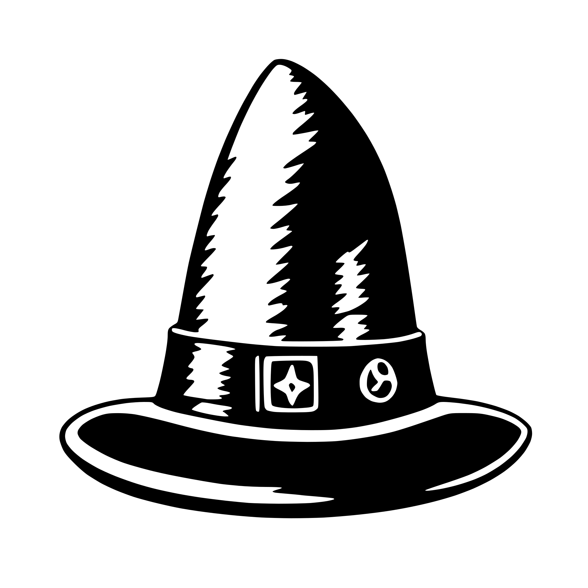 AI-generated SVG of a wizard hat