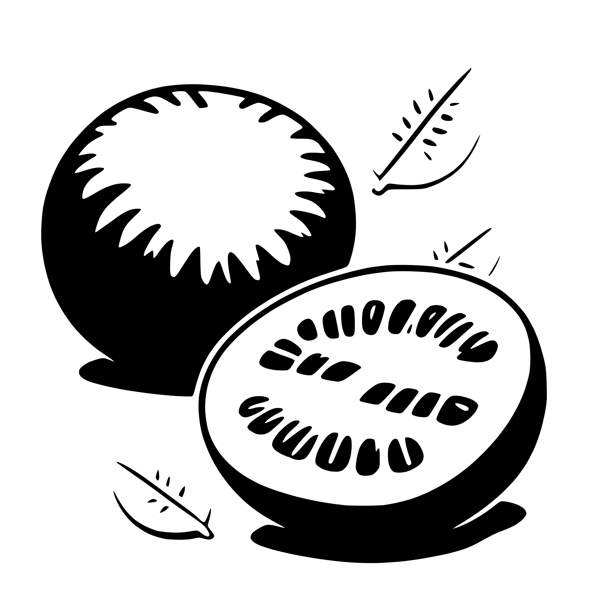 AI-generated SVG of a kiwi fruit
