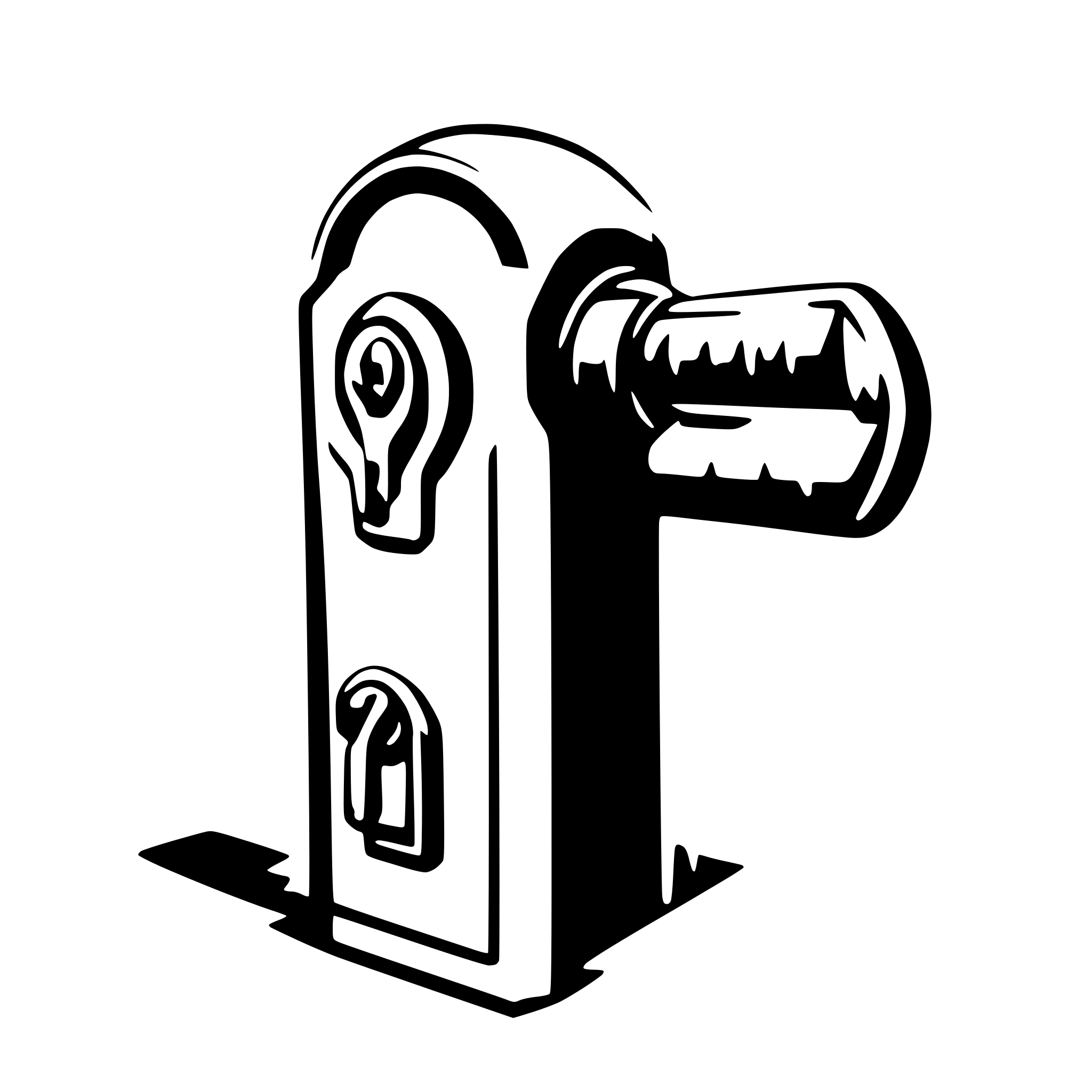 AI-generated SVG of 'open lock'