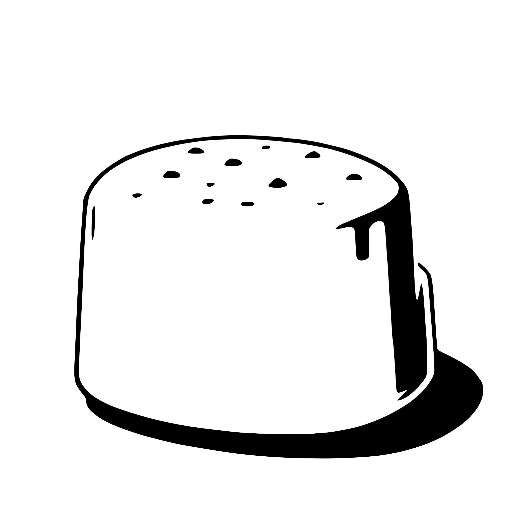 AI-generated SVG of a marshmallow