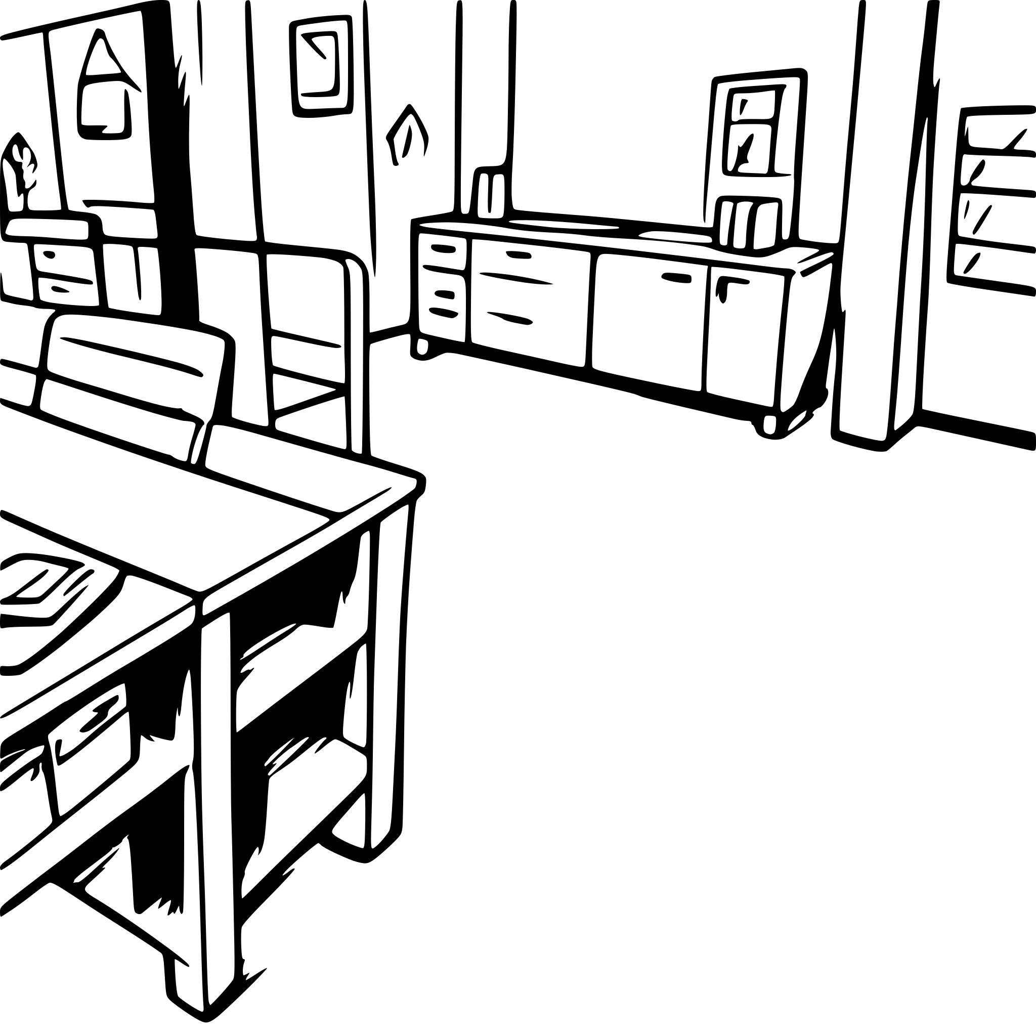 AI-generated SVG of 'office plan floor map'
