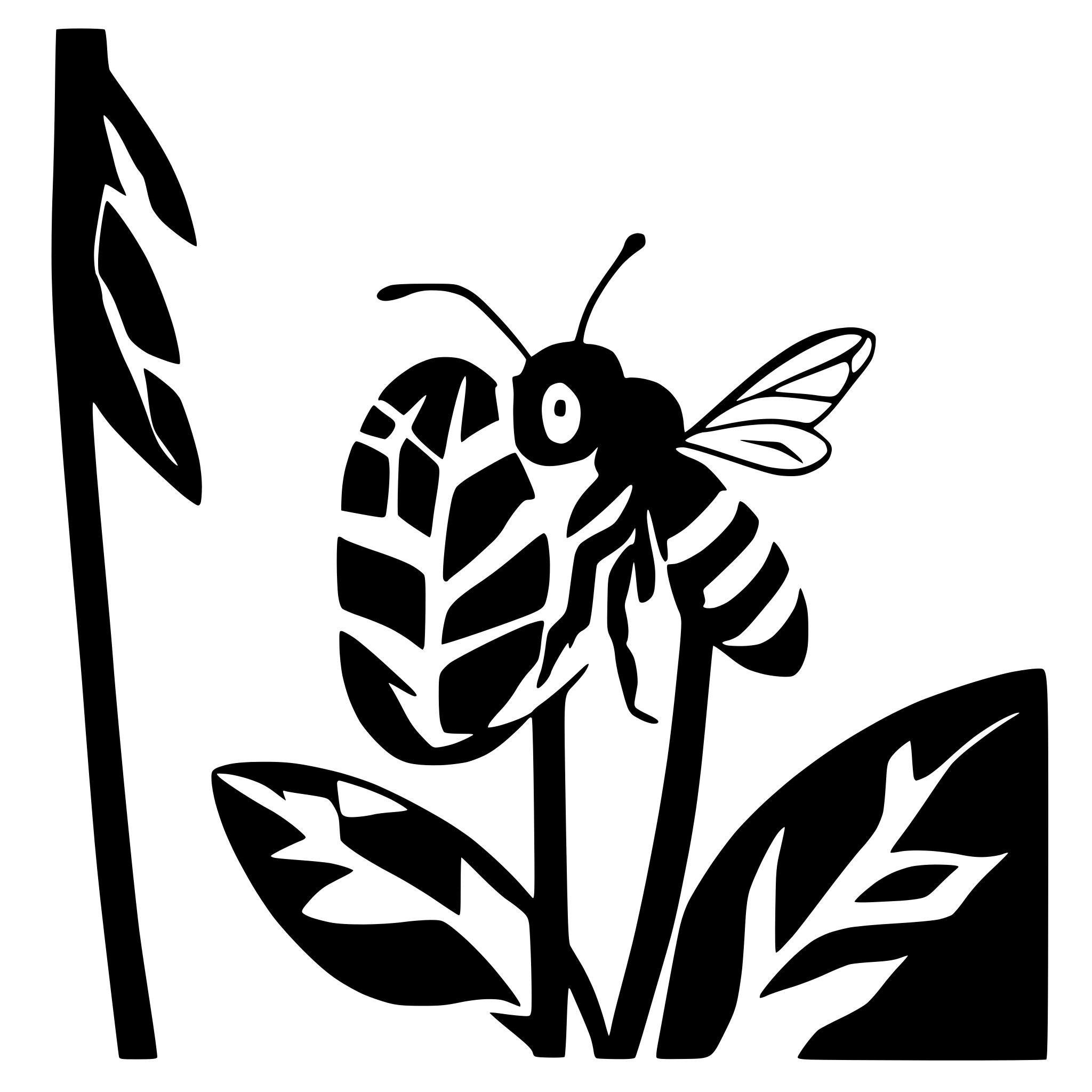 AI-generated SVG of 'Bee'