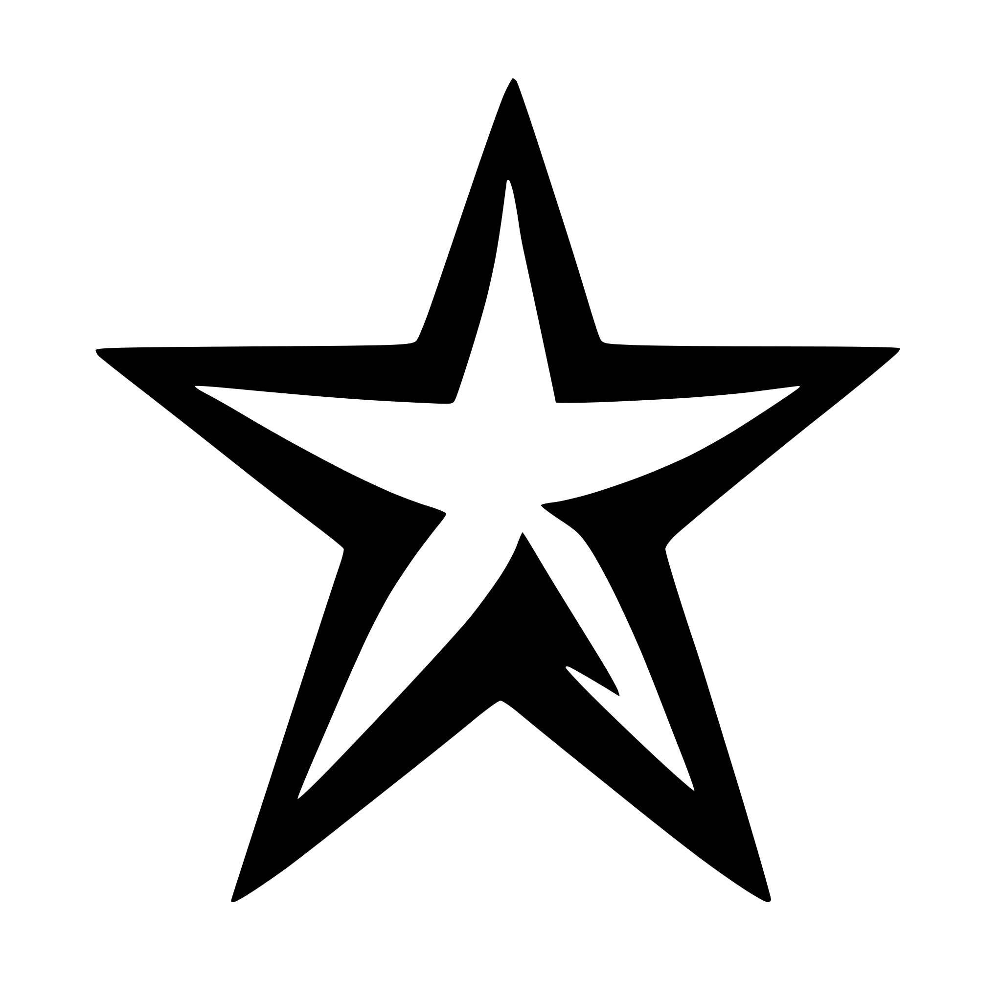 AI-generated SVG of a star