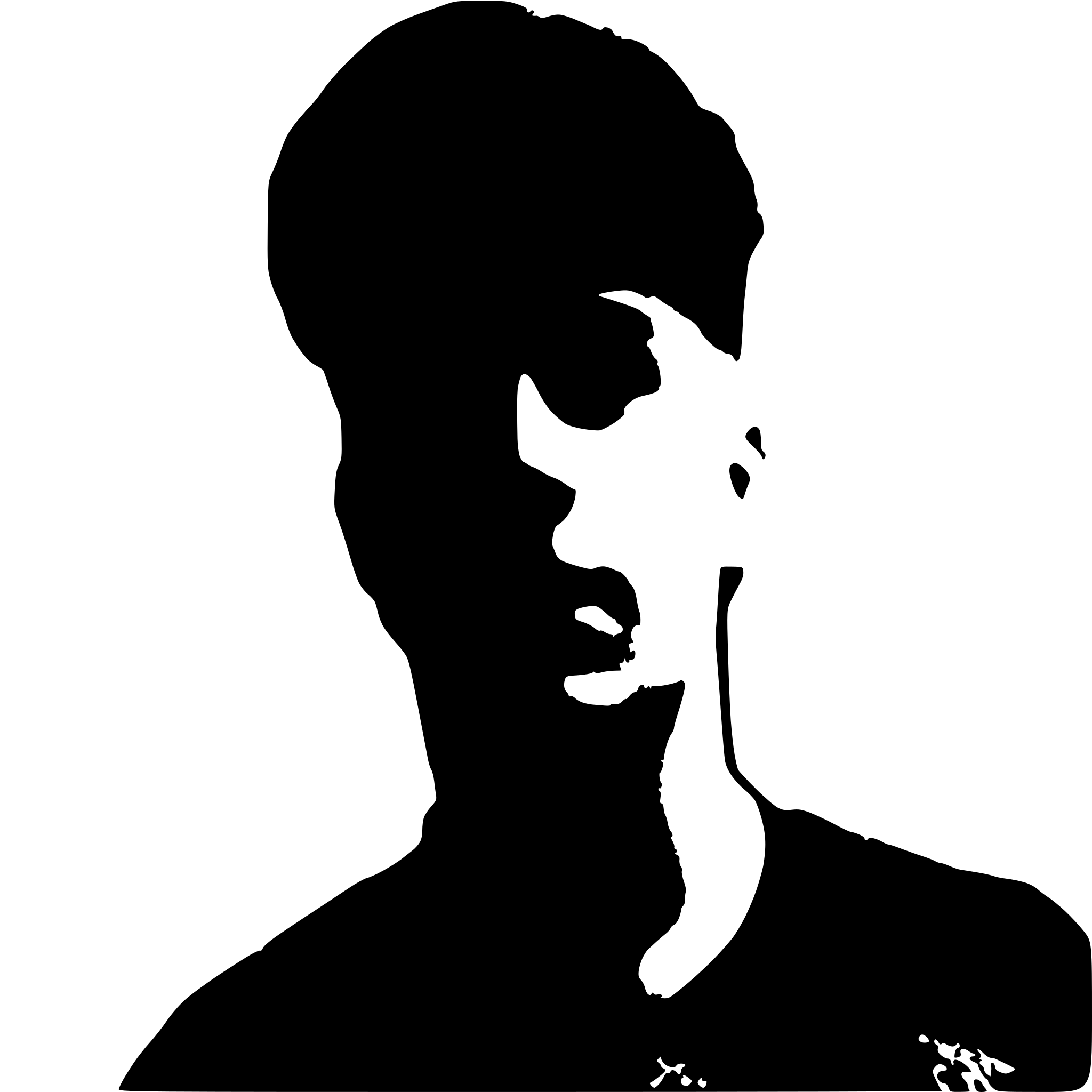 AI-generated SVG of a a man