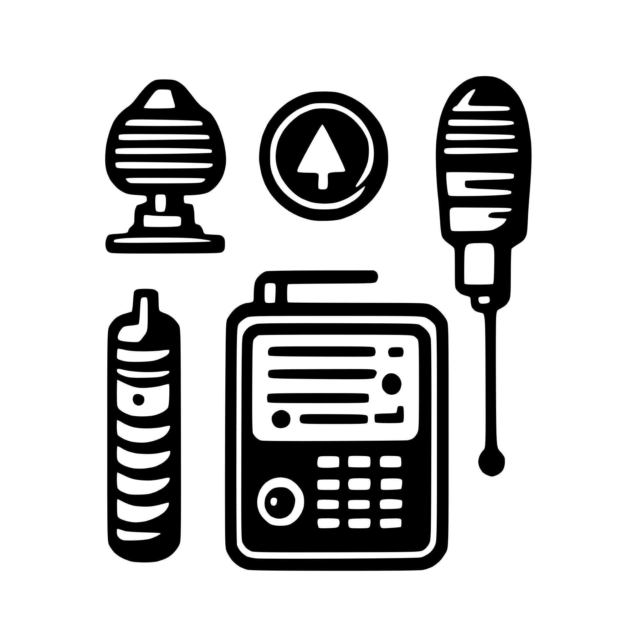 AI-generated SVG of a generate .svg VS code product icons based on radiation danger sign and old technology, for example make remote explorer icon that looks like walkie talkie. I need these icons: upgrade