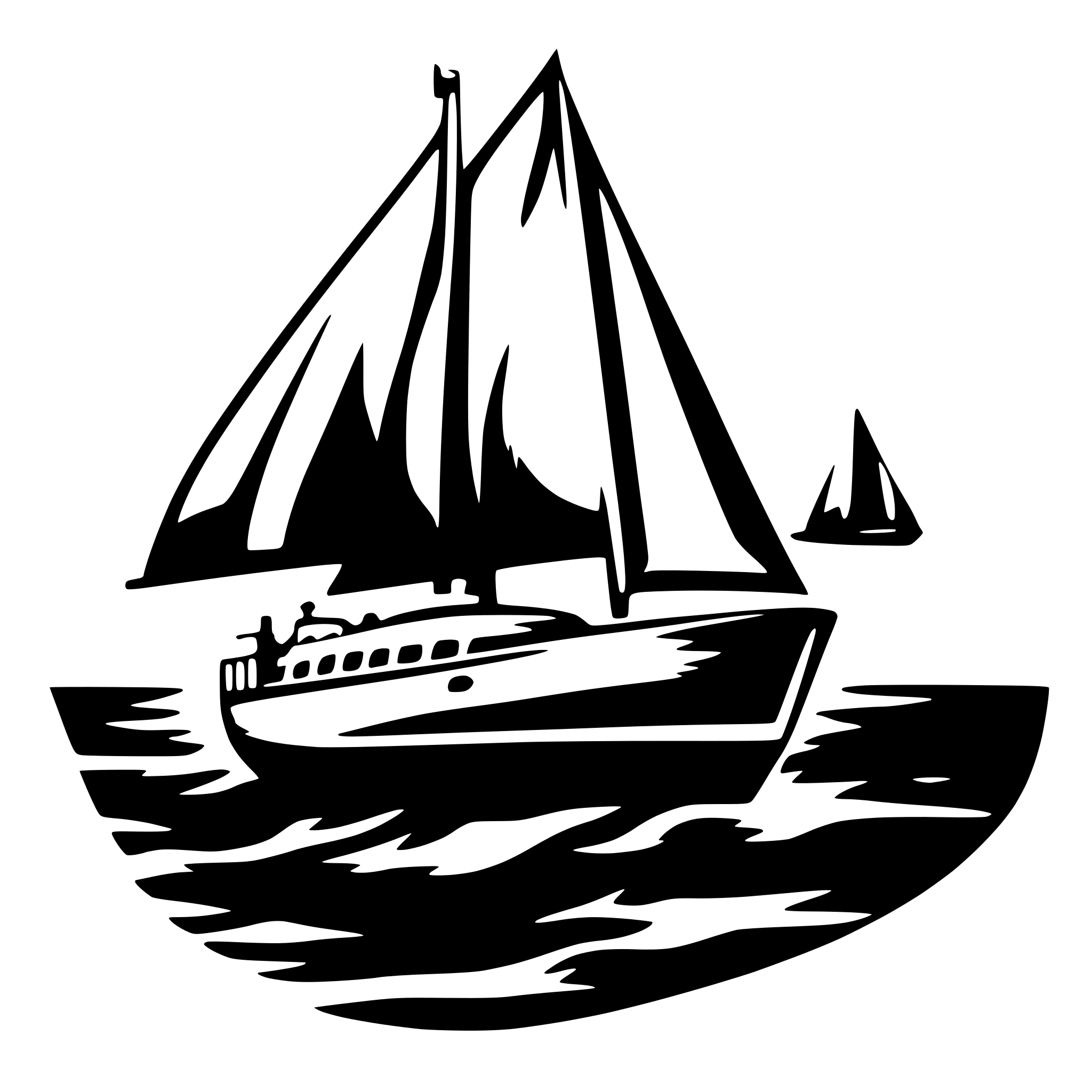 AI-generated SVG of 'Tayana 48ds sailboat logo'