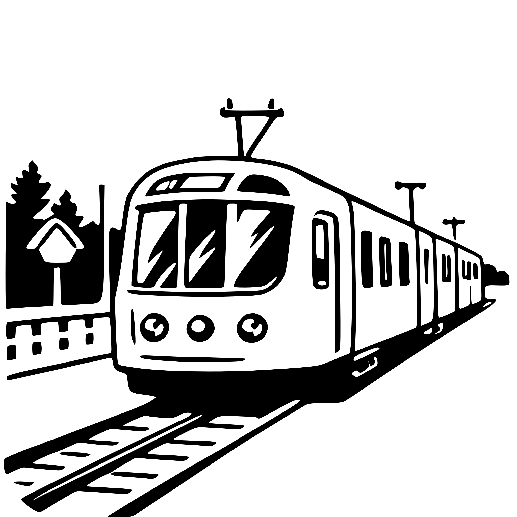 AI-generated SVG of 'light rail'