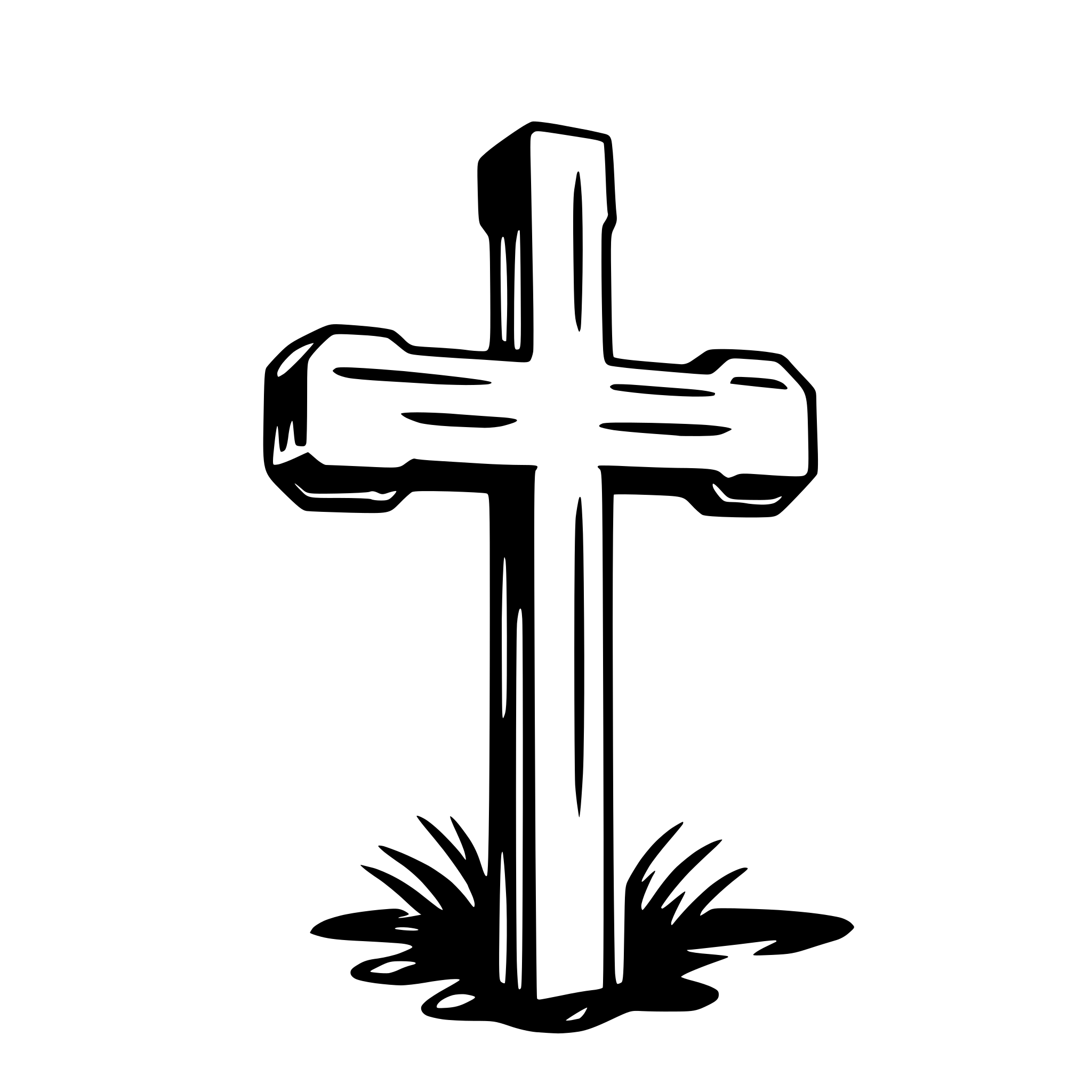 AI-generated SVG of 'cross'