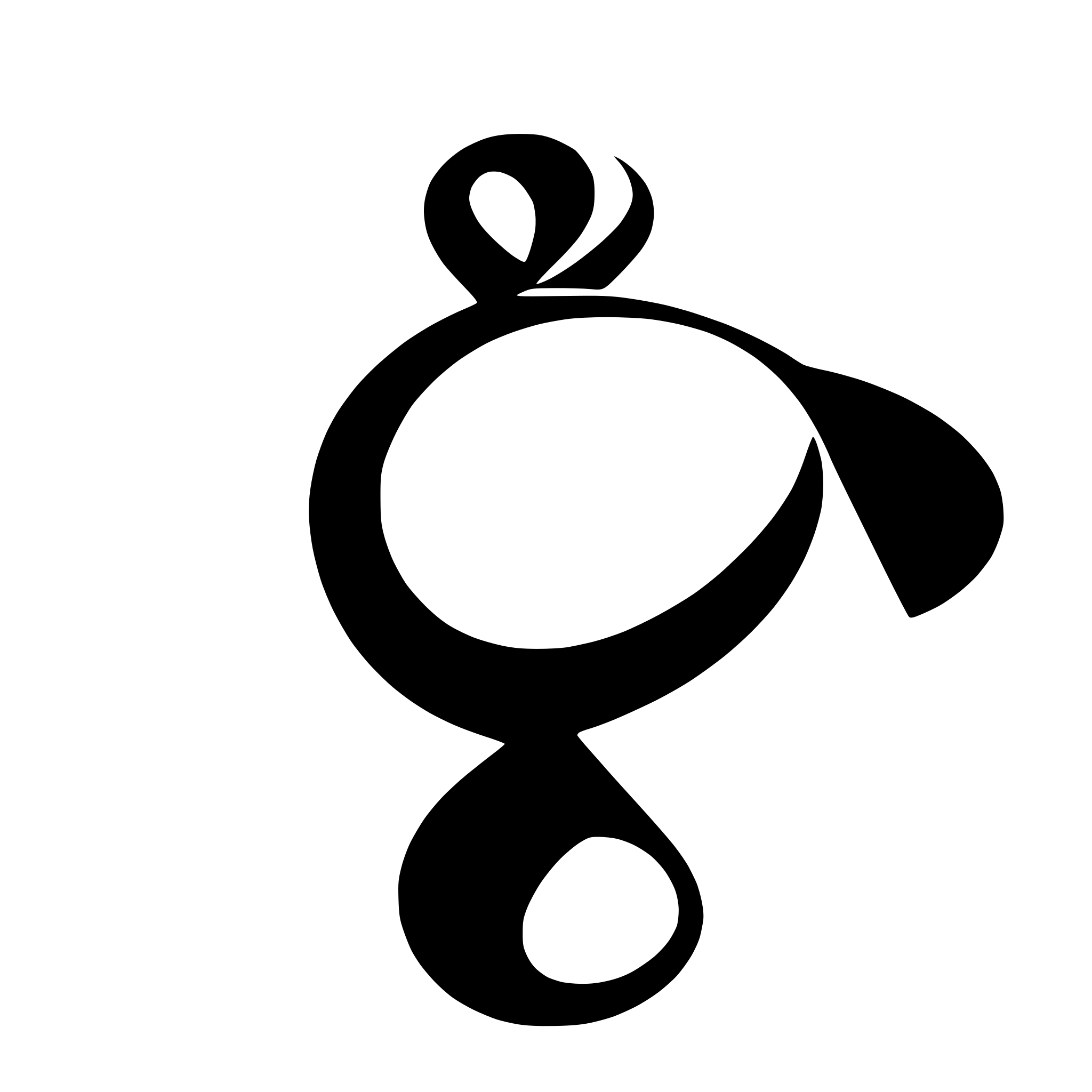 AI-generated SVG of a simple thick black infinity symbol with an opening on the right side