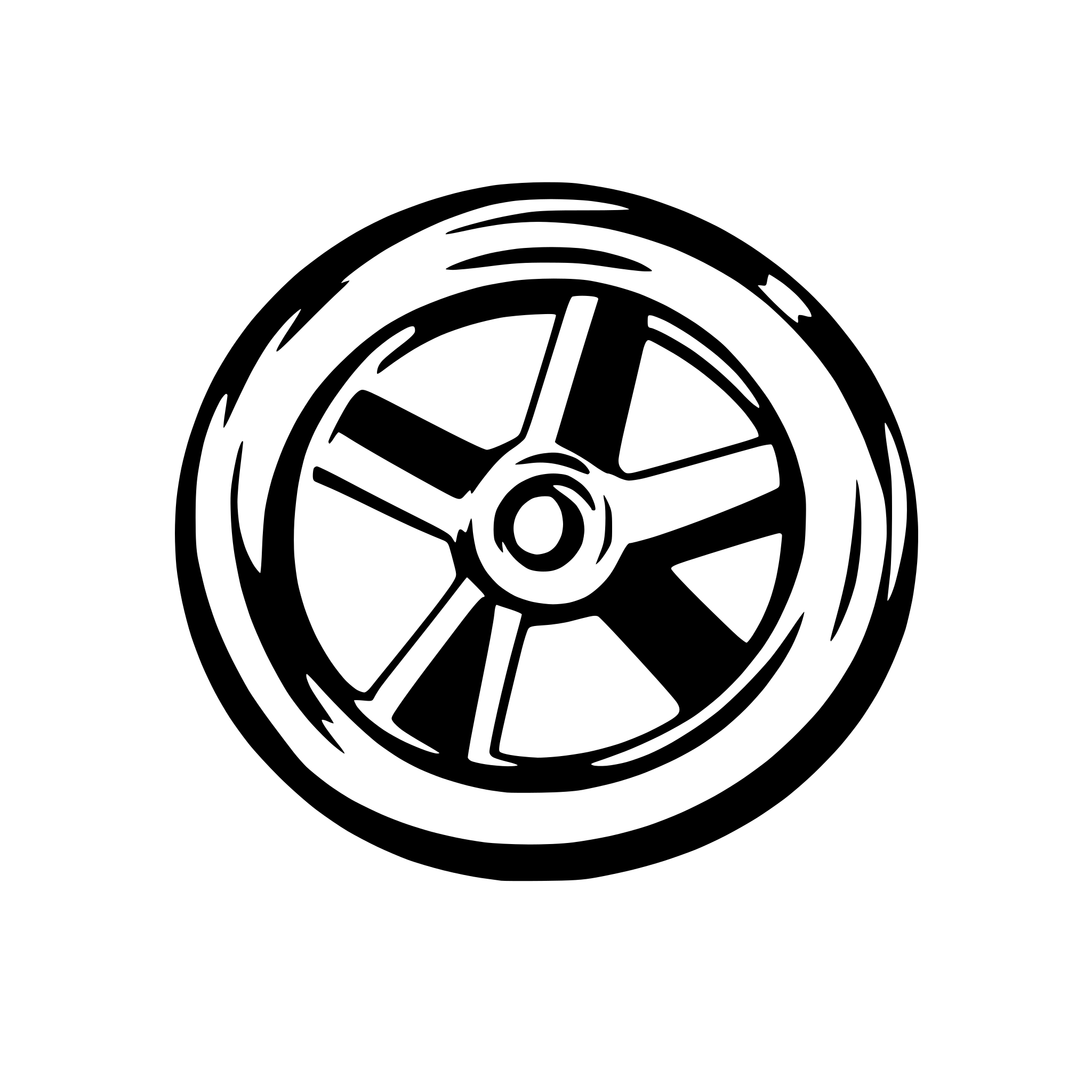 AI-generated SVG of a wheel