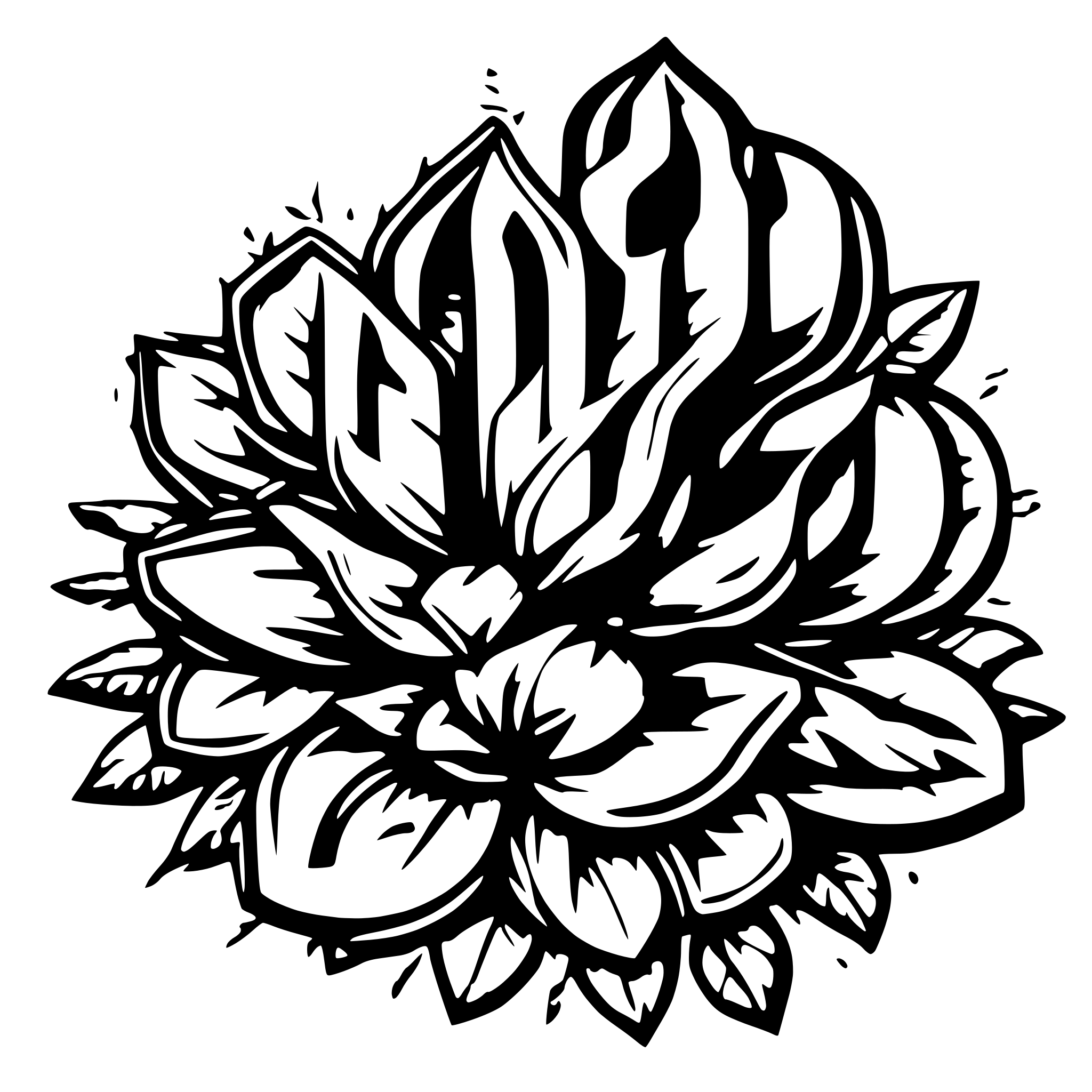 AI-generated SVG of '1'