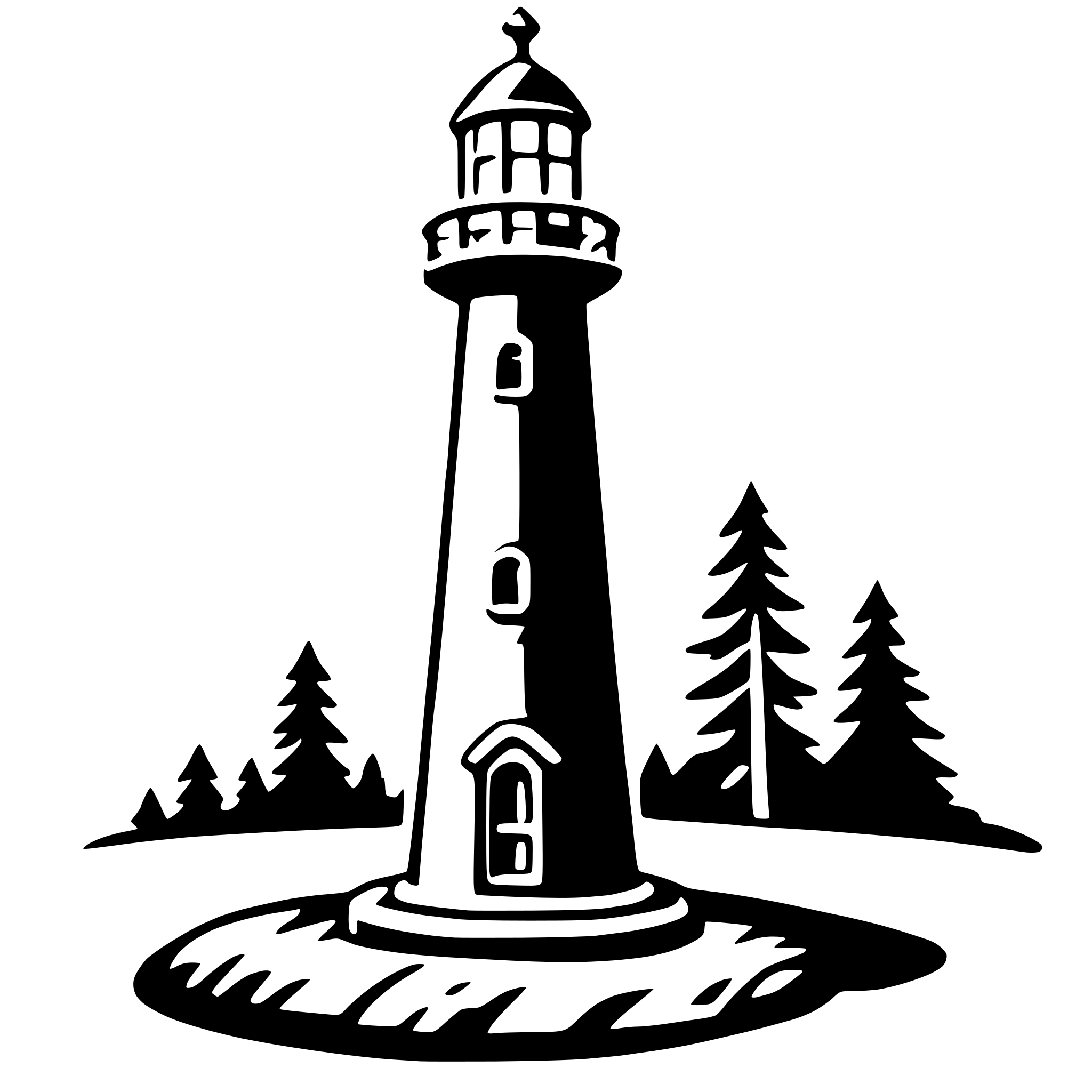 AI-generated SVG of 'beacon'