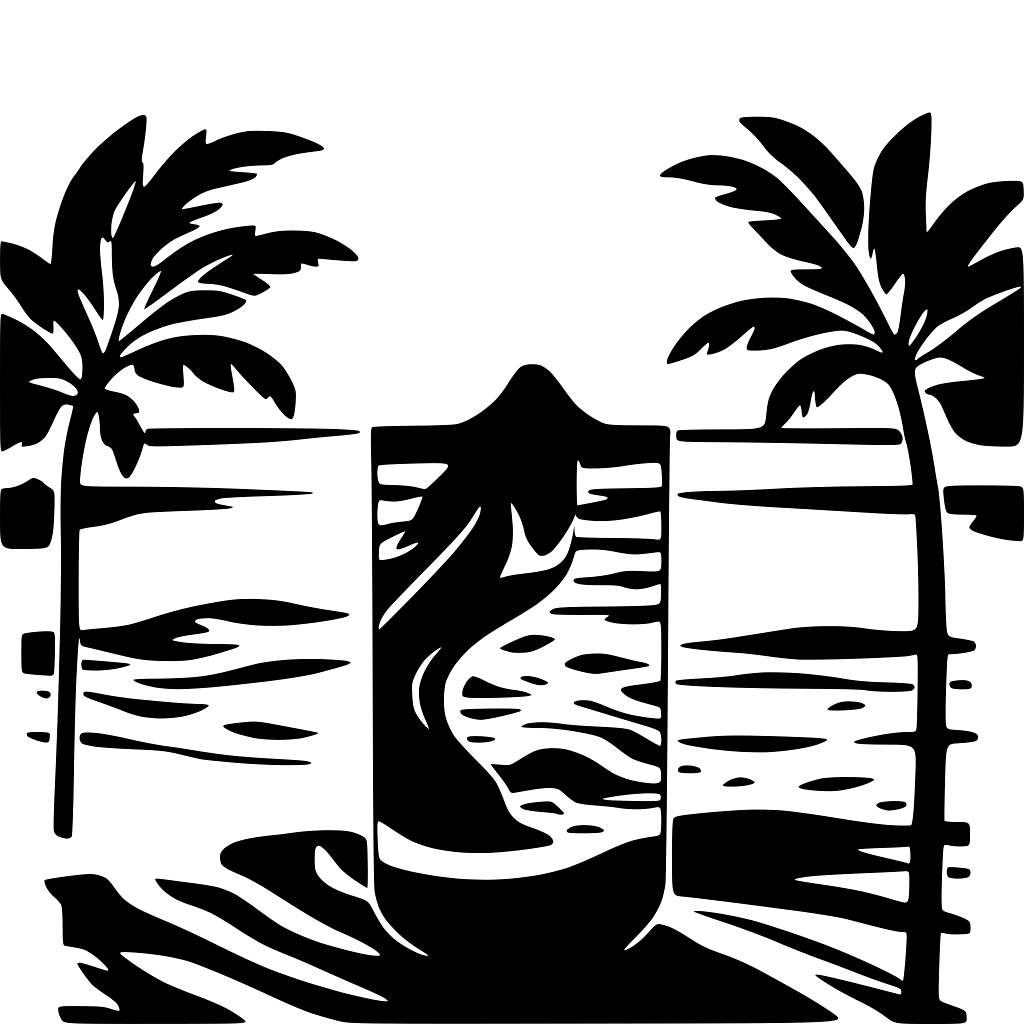 AI-generated SVG of a a cozy beach with wave and sunset