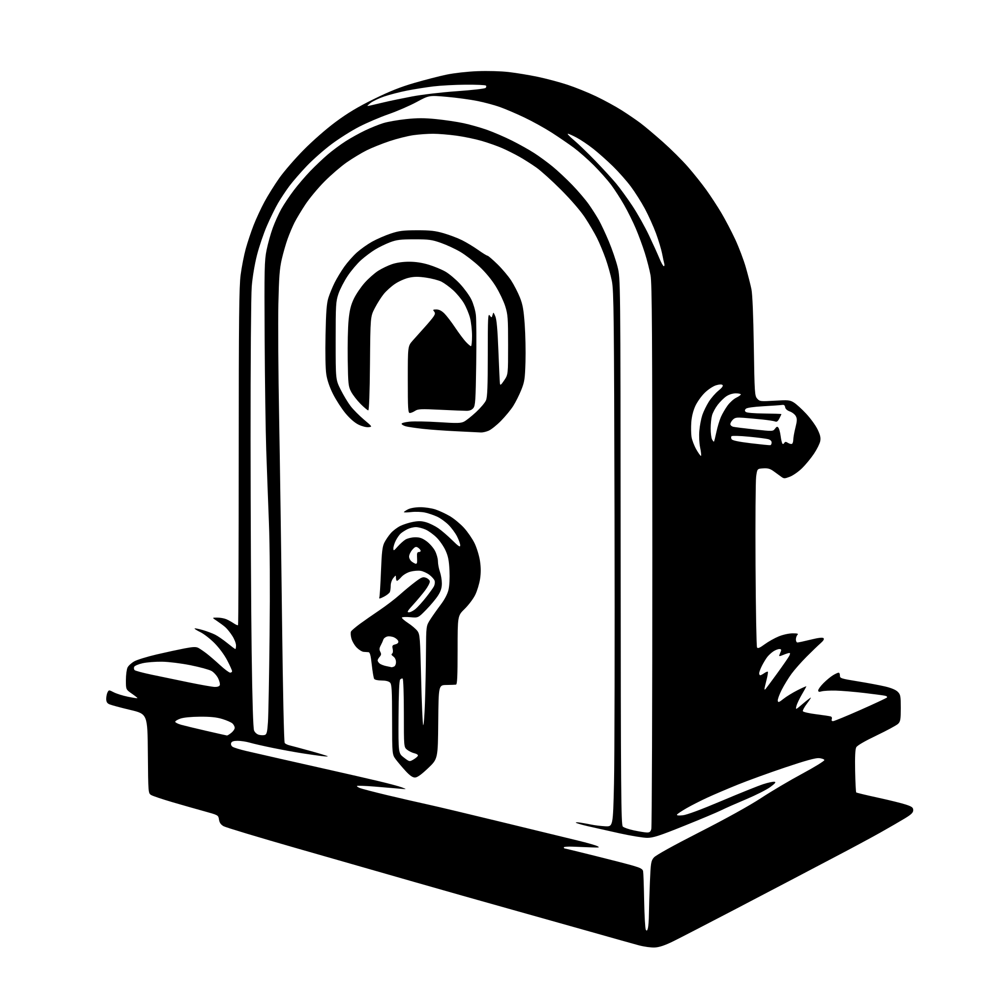AI-generated SVG of a A lock