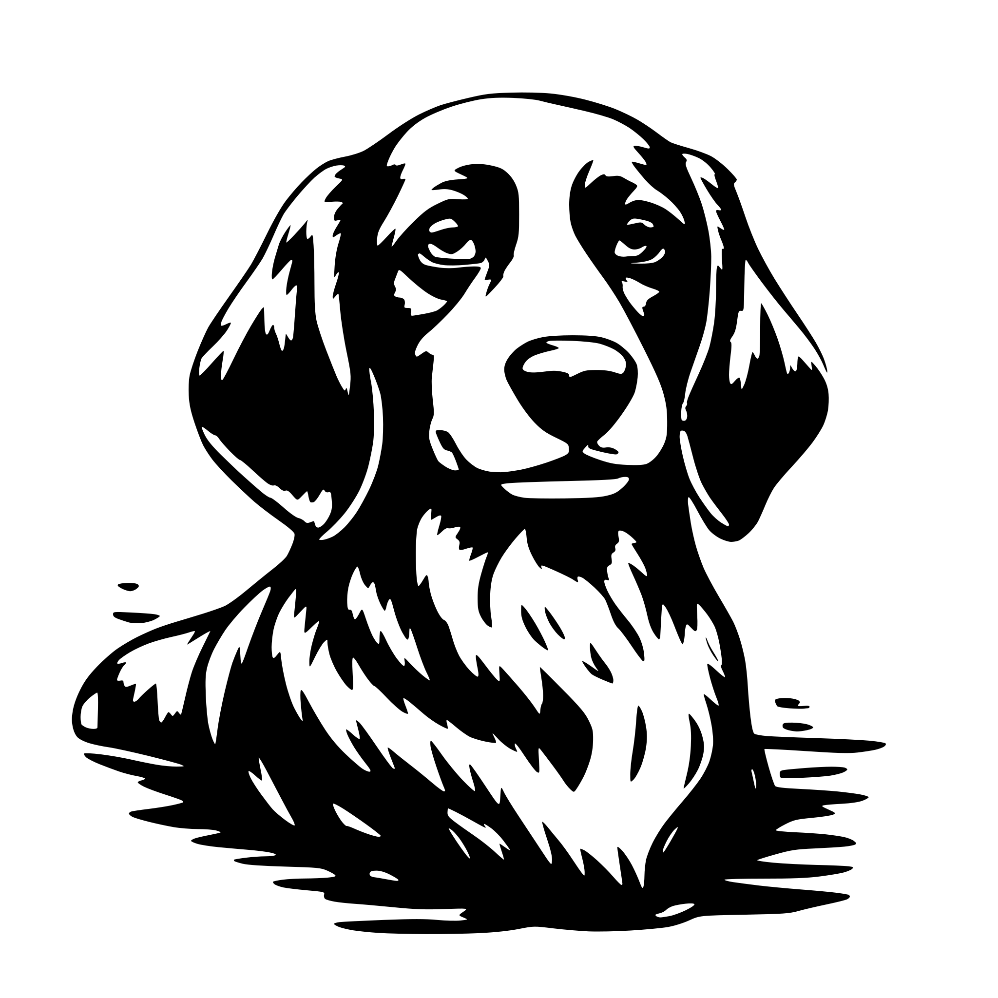 AI-generated SVG of 'Dog'