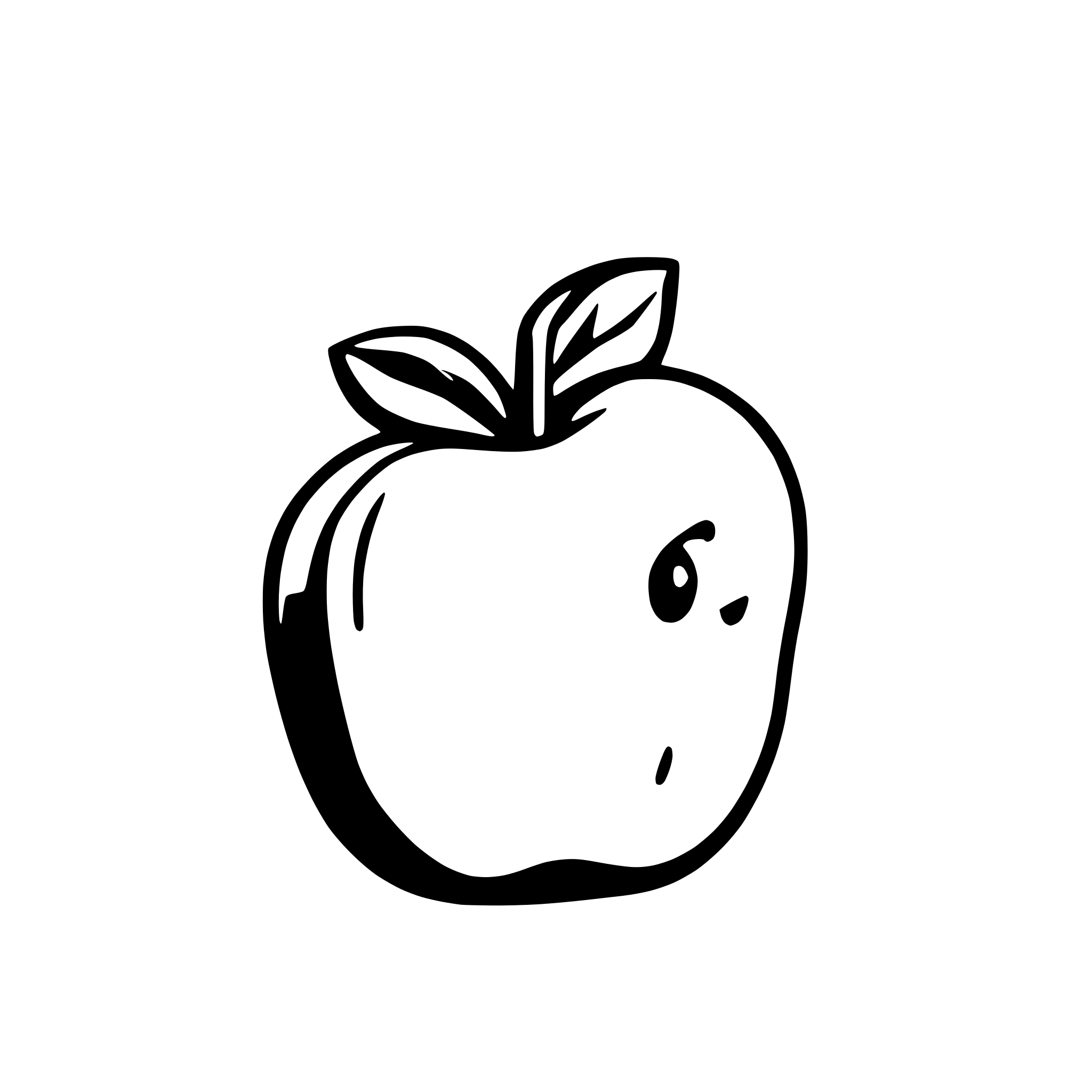 AI-generated SVG of a Apple