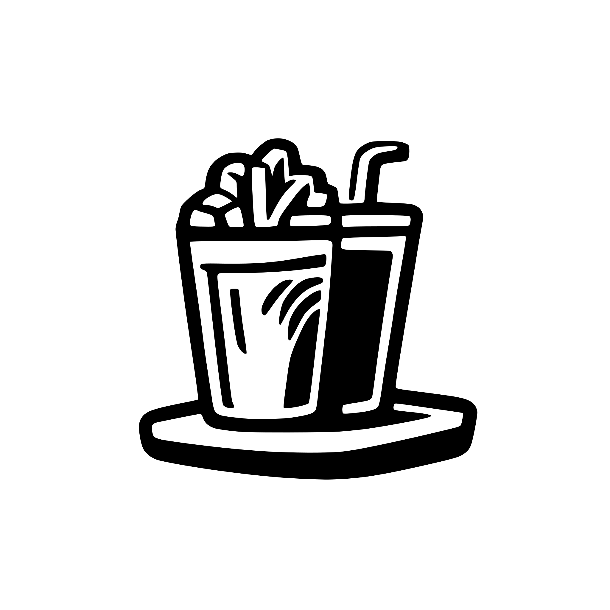 AI-generated SVG of a mobile app icon with beer and fries