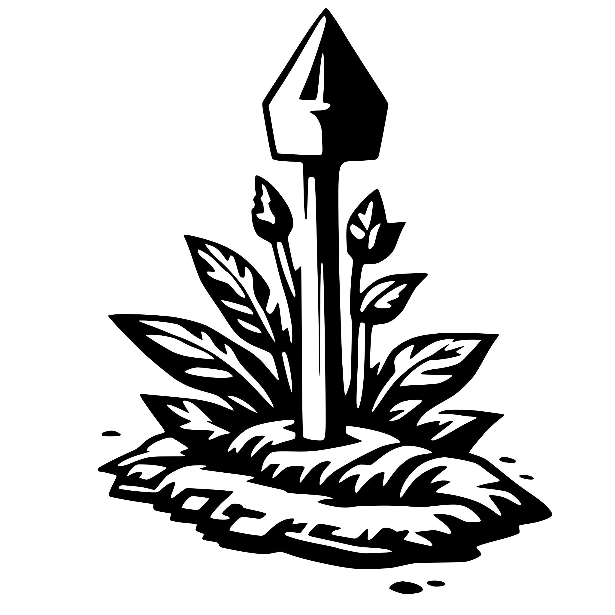 AI-generated SVG of 'Bownling Pin'