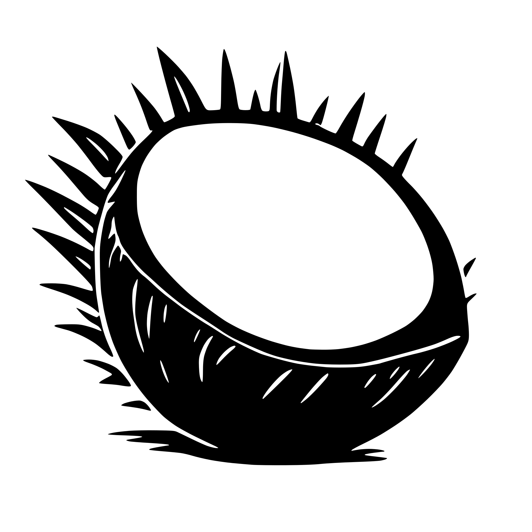 AI-generated SVG of a a coconut