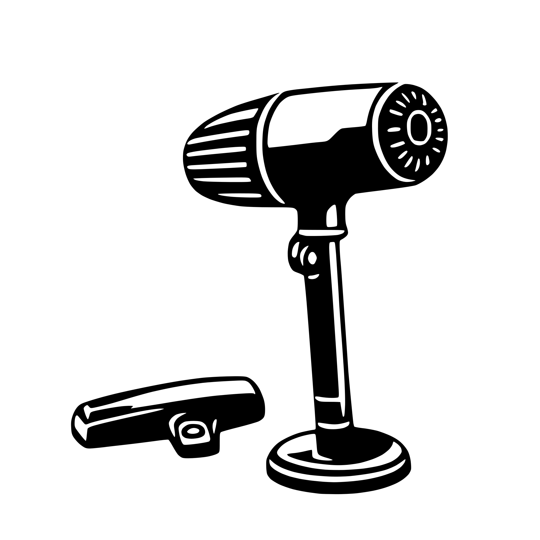 AI-generated SVG of a hair drier