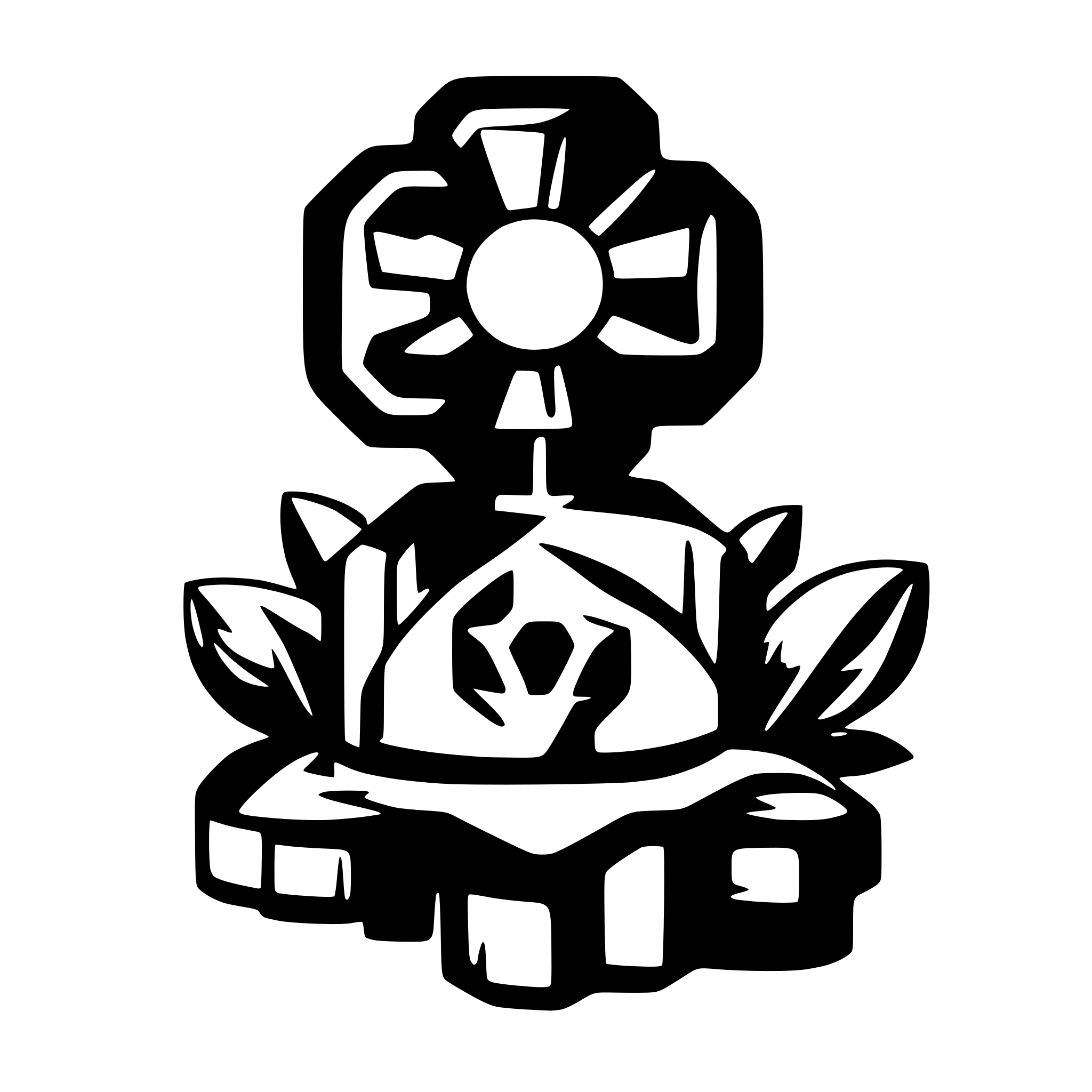 AI-generated SVG of 'react dev'