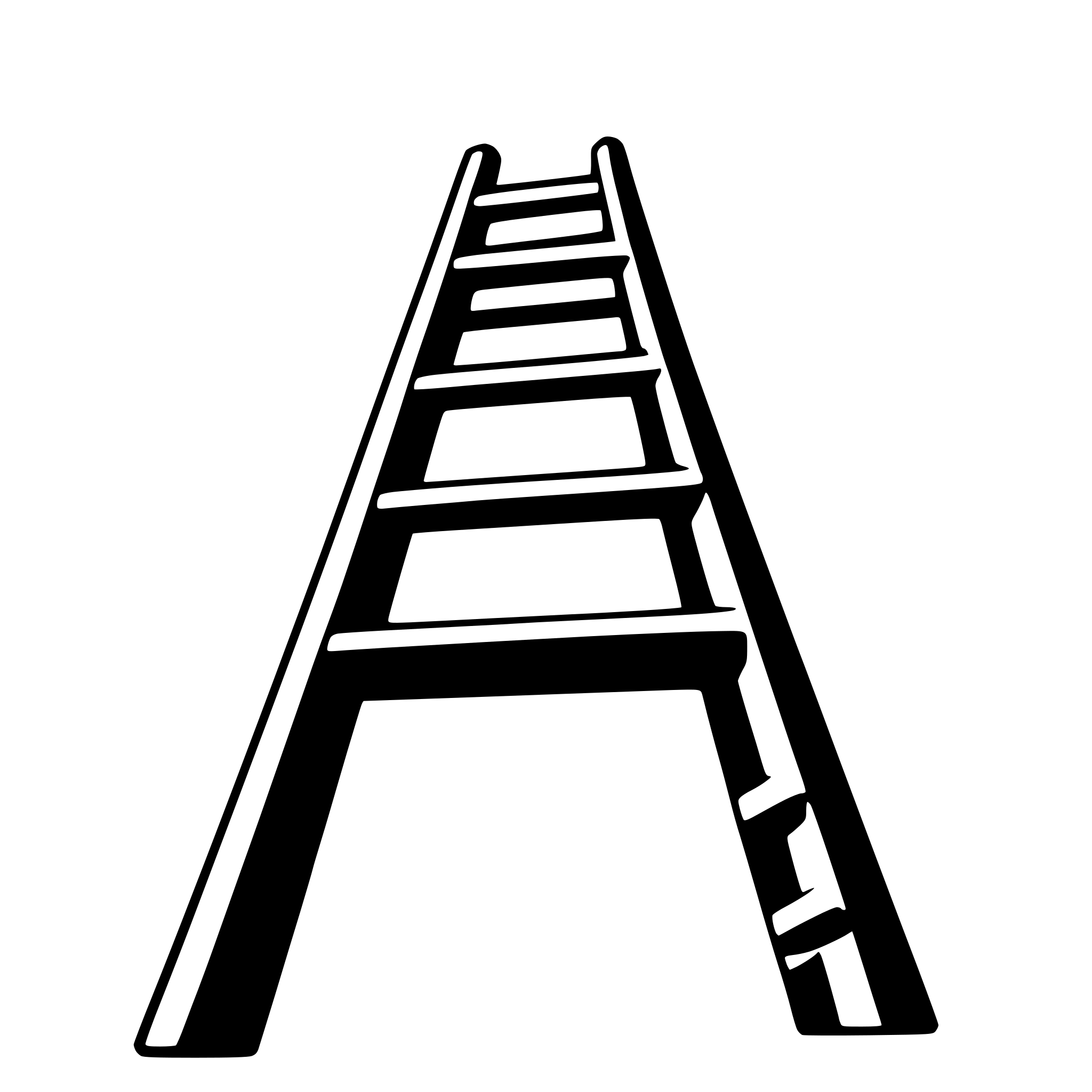 AI-generated SVG of 'ladder reaching sky'