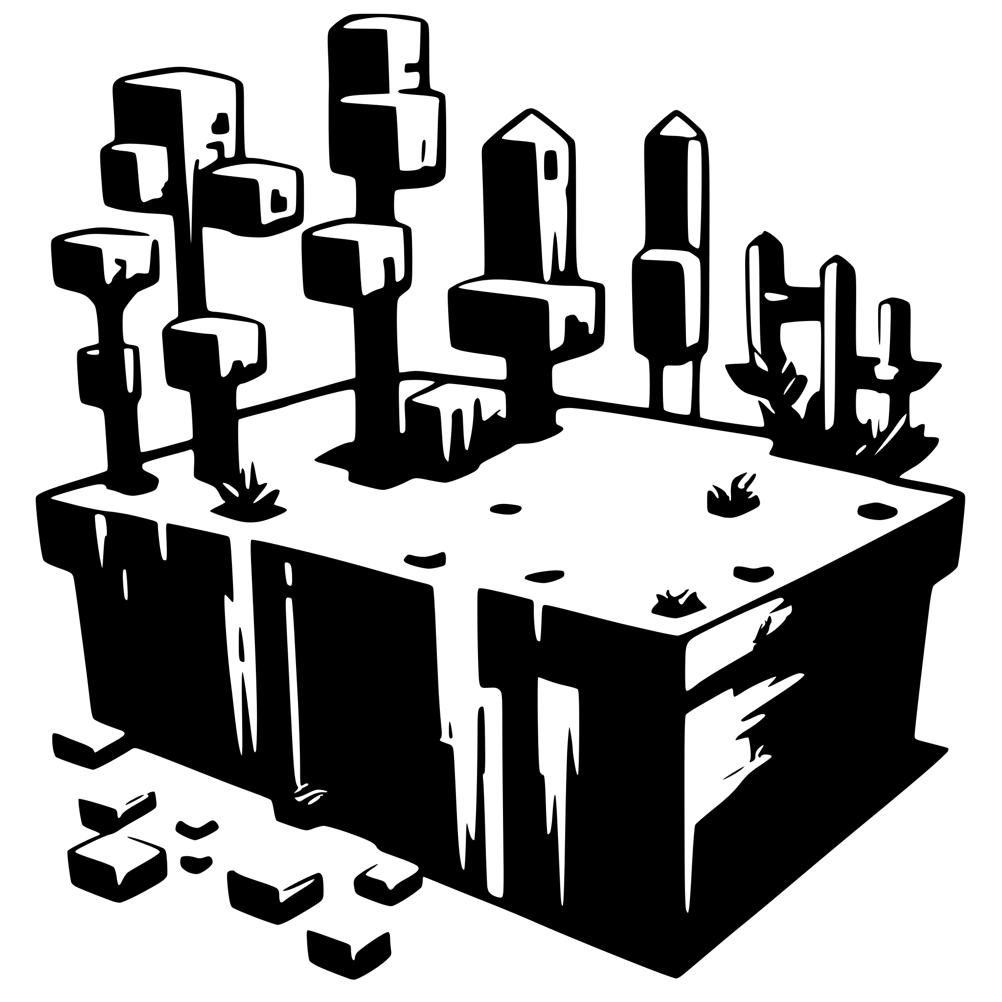 AI-generated SVG of a Minecraft Dirt Website