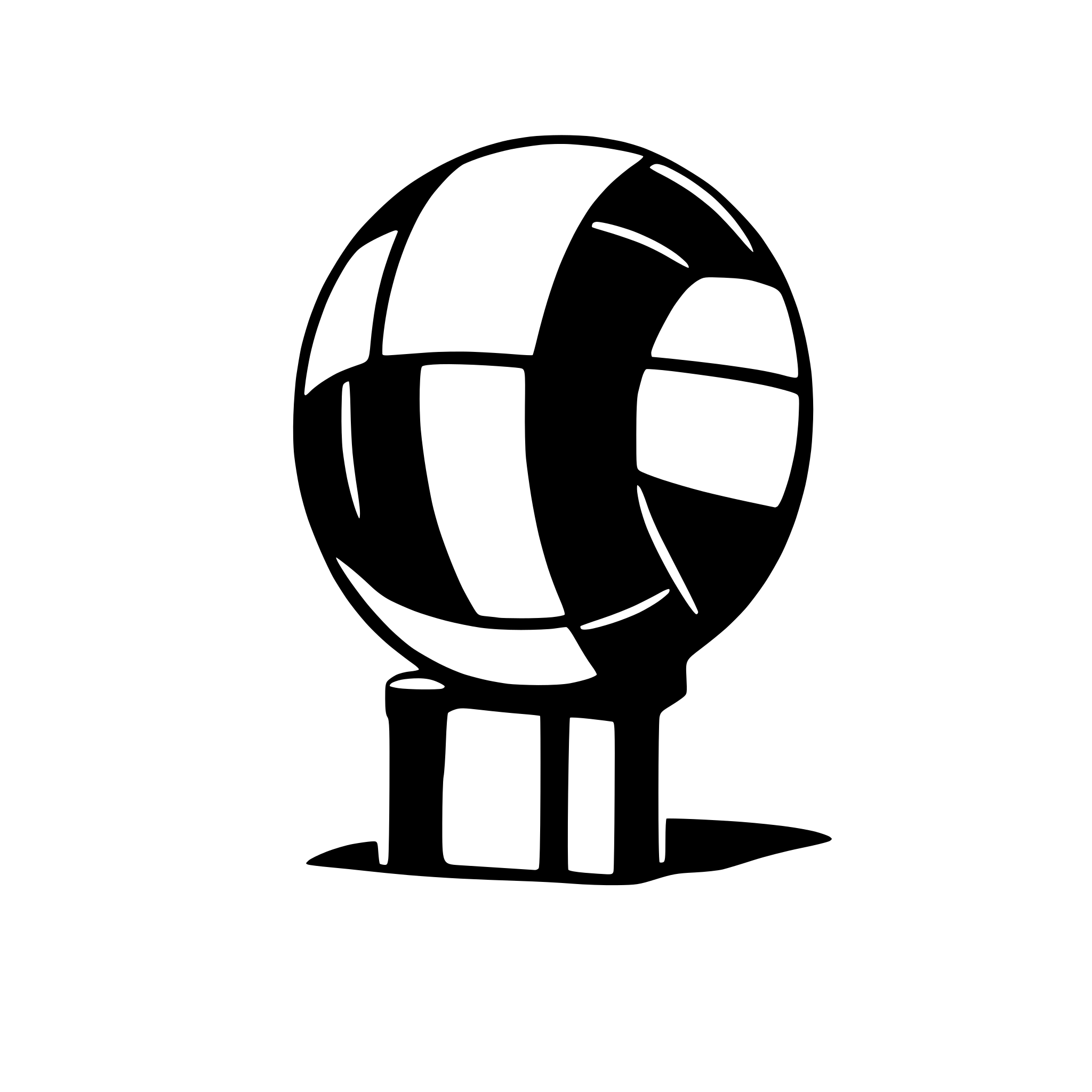 AI-generated SVG of 'volleyball'