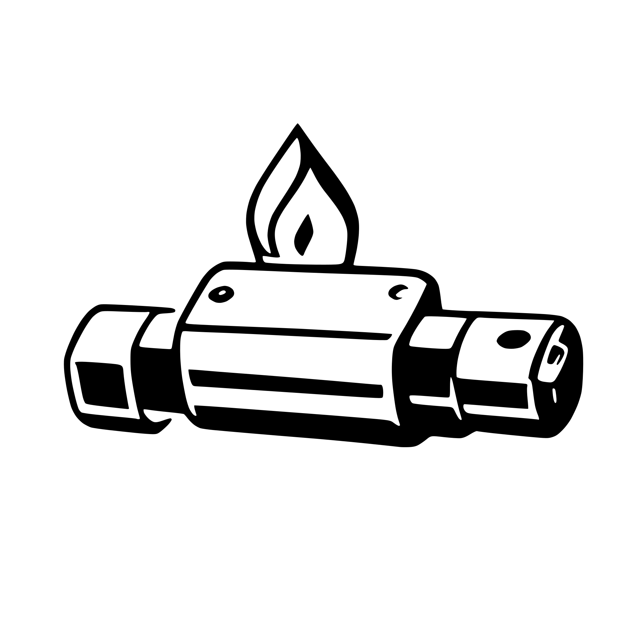 AI-generated SVG of a lighter