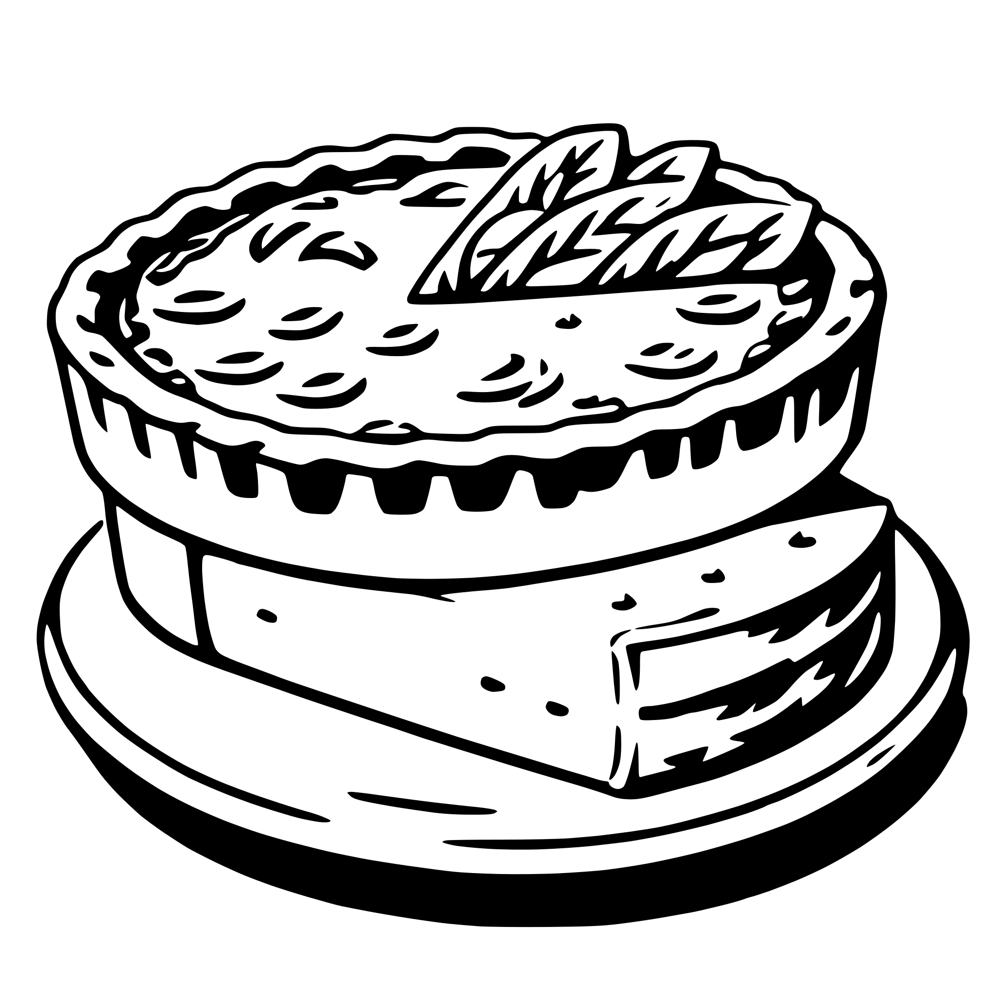 AI-generated SVG of 'quiche'