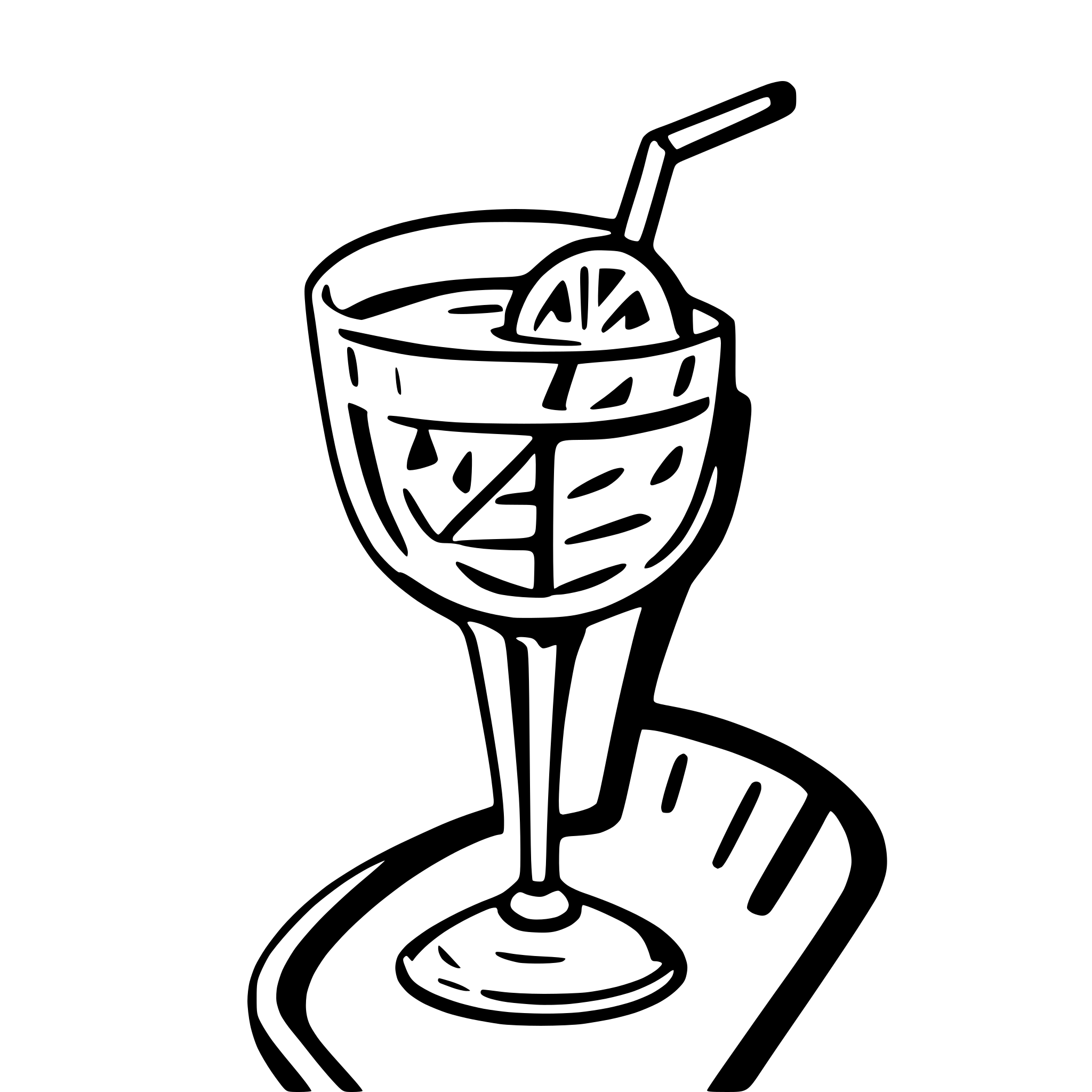 AI-generated SVG of a Aperol Spritz