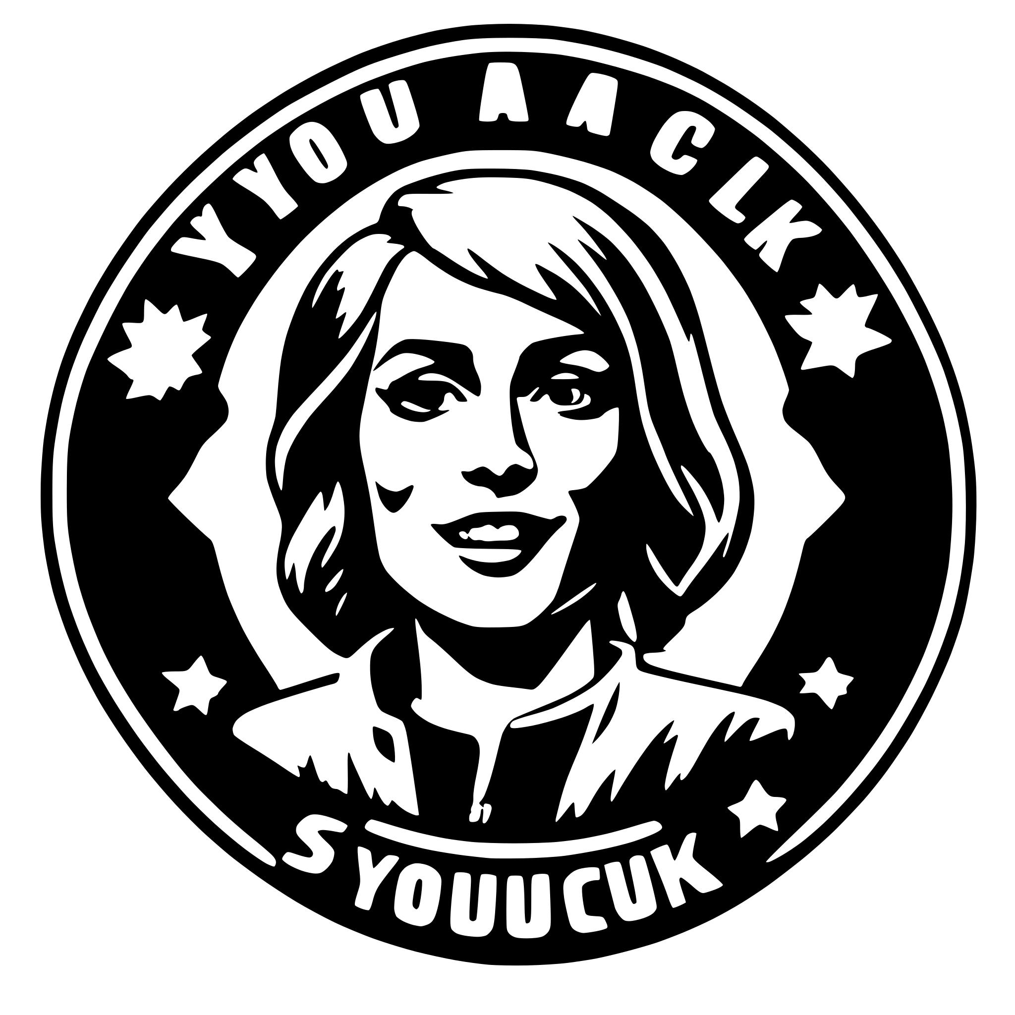 AI-generated SVG of a a logo for YouActuallySuck