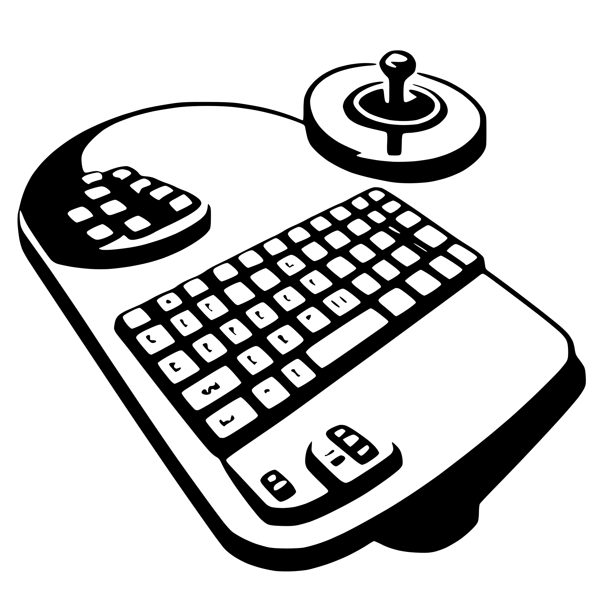 AI-generated SVG of a keyboard