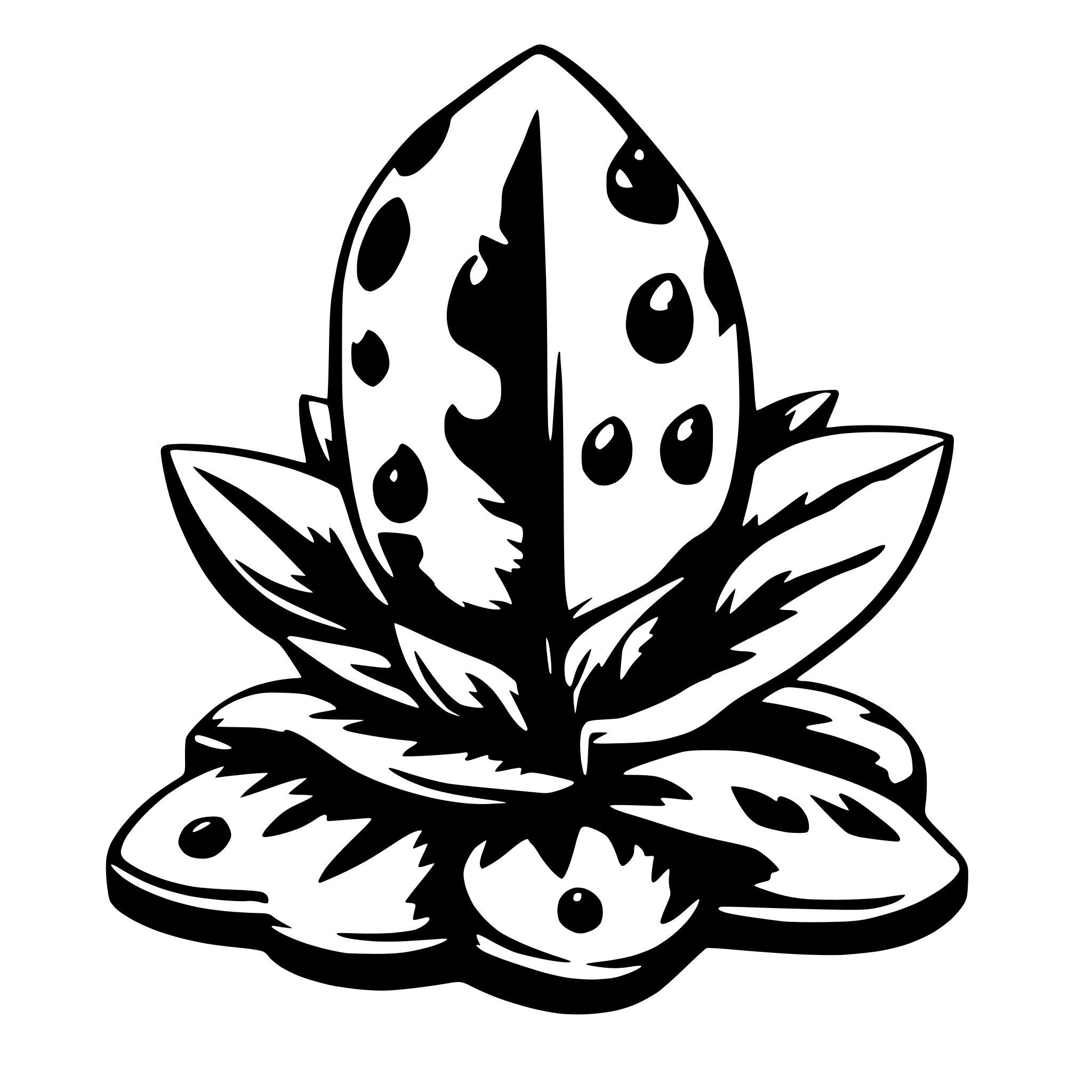 AI-generated SVG of a bakterium