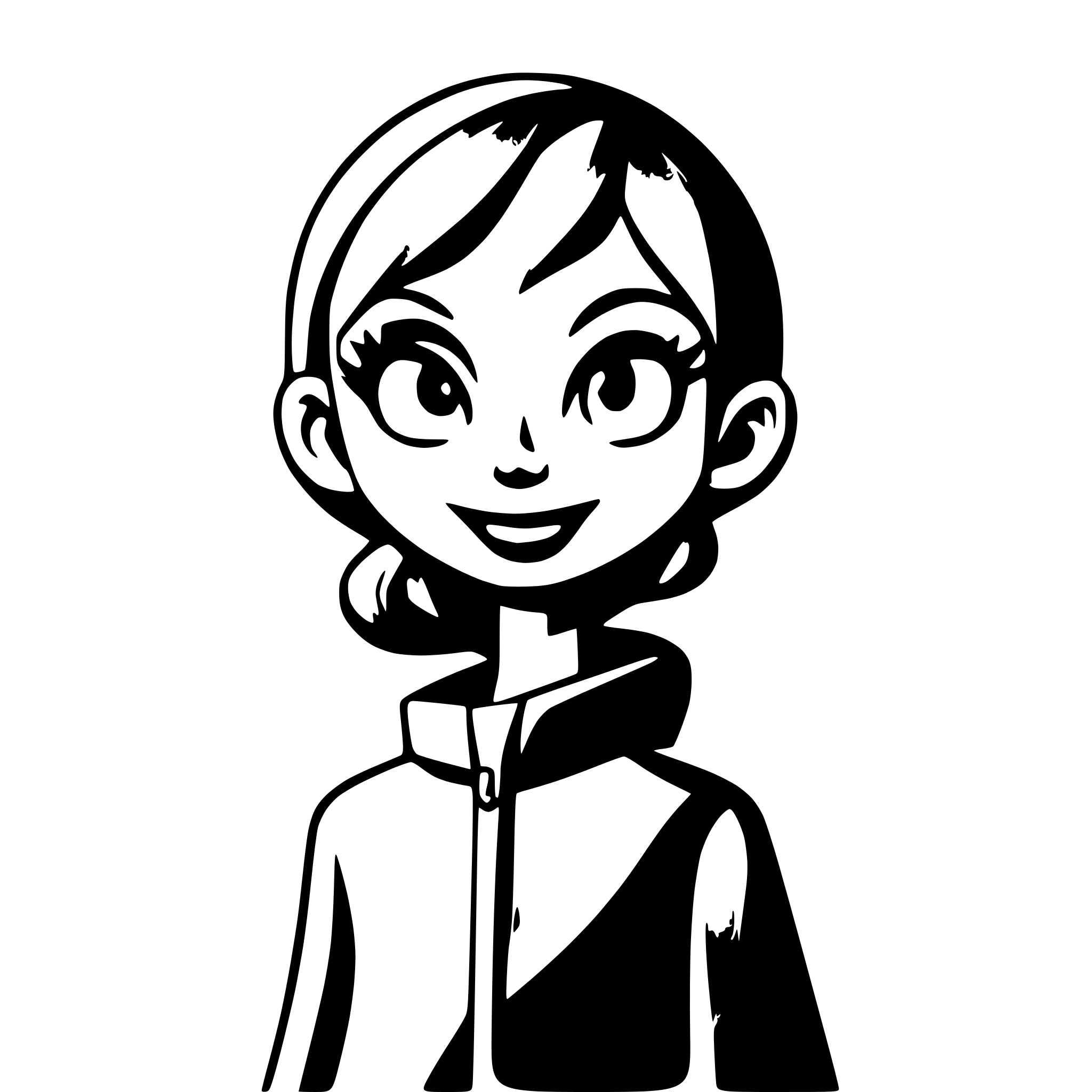 AI-generated SVG of a stickman