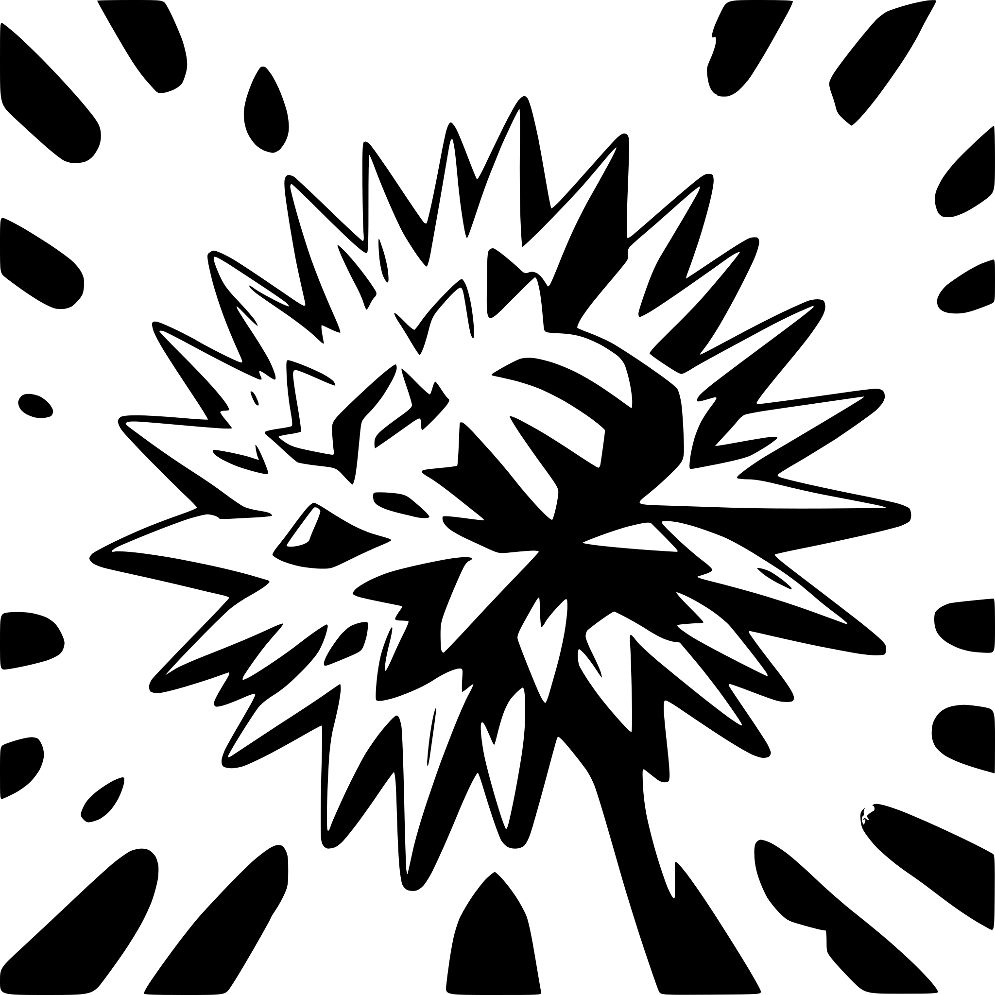 AI-generated SVG of a Create a high-resolution digital artwork of an abstract explosion or burst, composed of sharp, elongated brushstrokes radiating from a central point. The central area should be dominated by the color #0085ca and various lighter and darker shades of it. Transition outward into complementary tones including deep purples (especially #2f2071 and variations), avoiding warm hues like orange. The composition should be dynamic and energetic, with brushstrokes appearing layered, textured, and expressive.