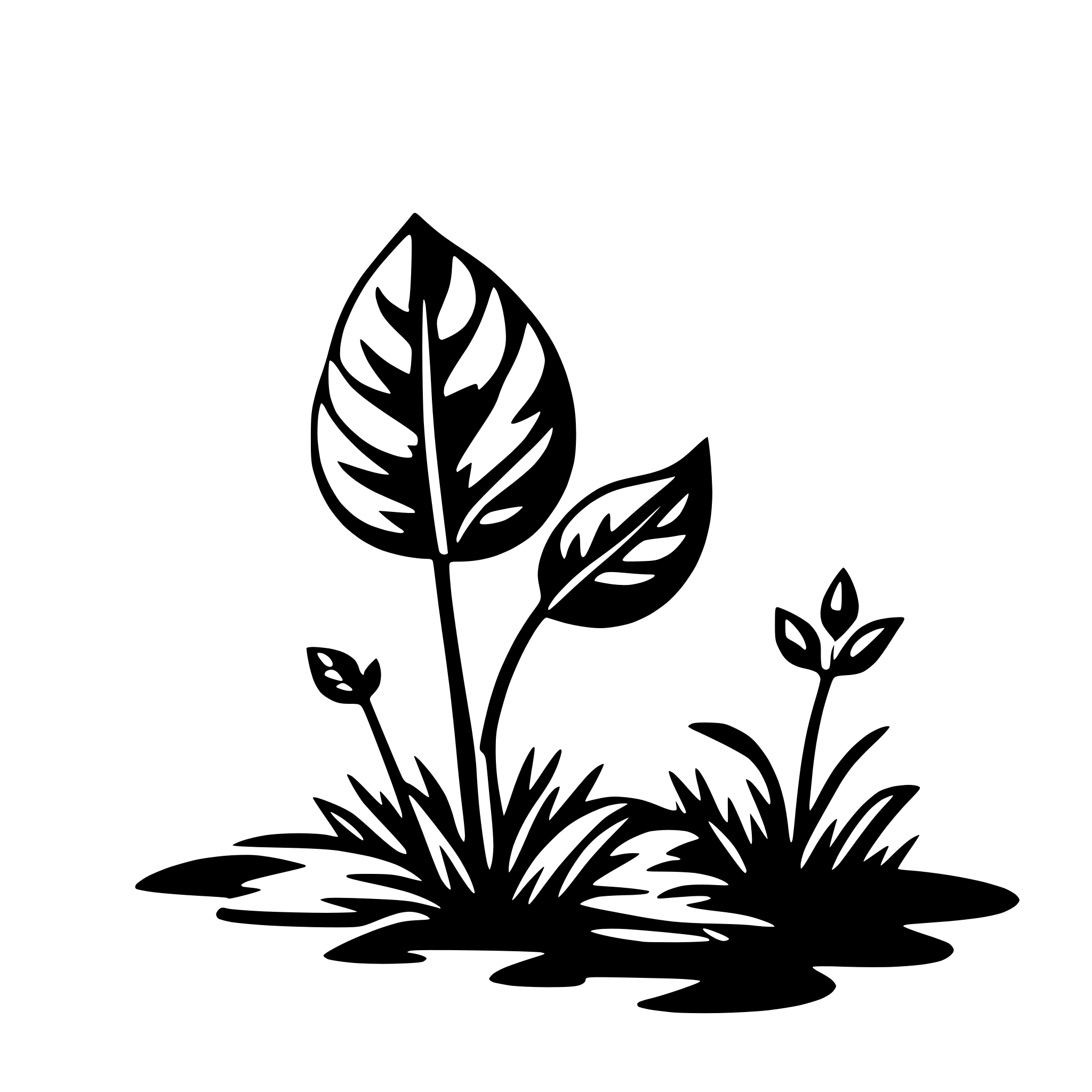 AI-generated SVG of a nature peace