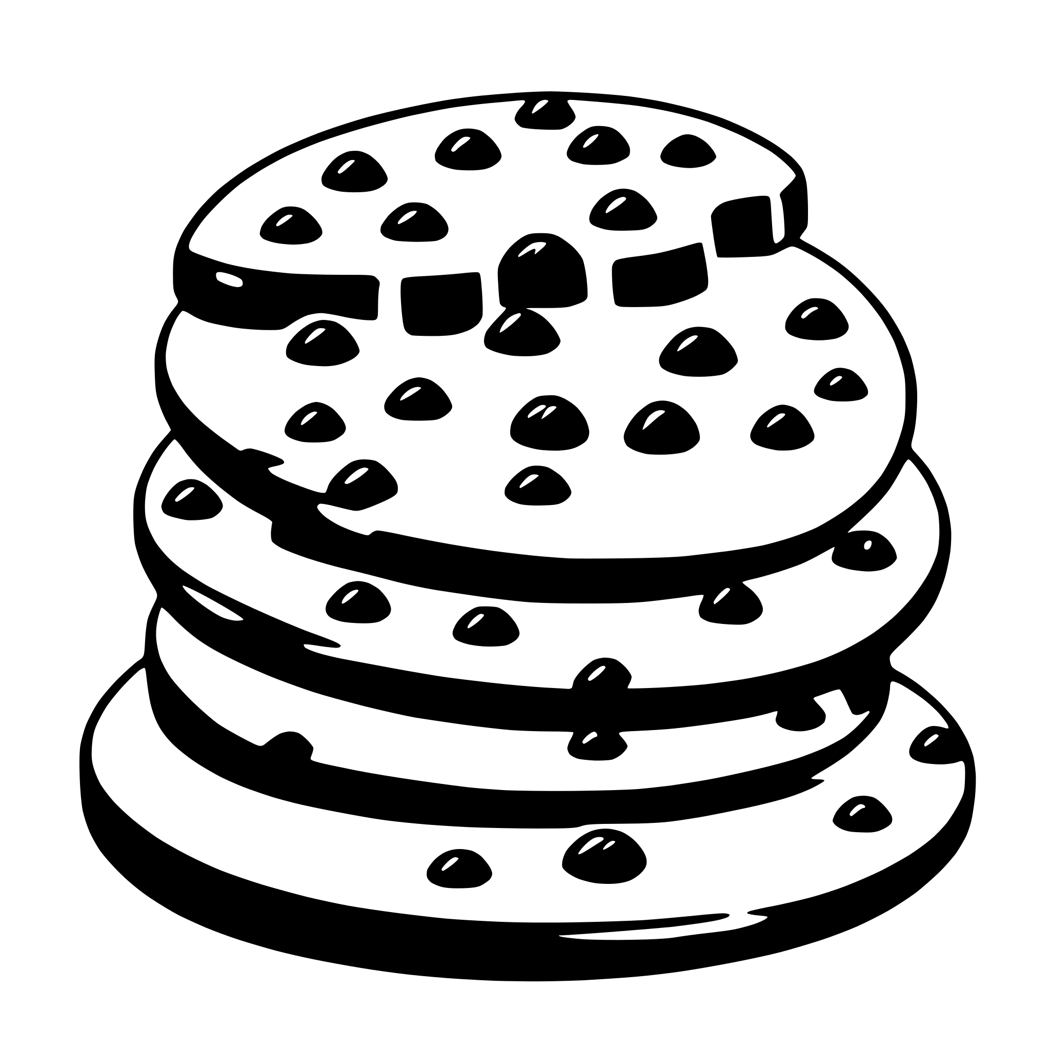 AI-generated SVG of a cookie