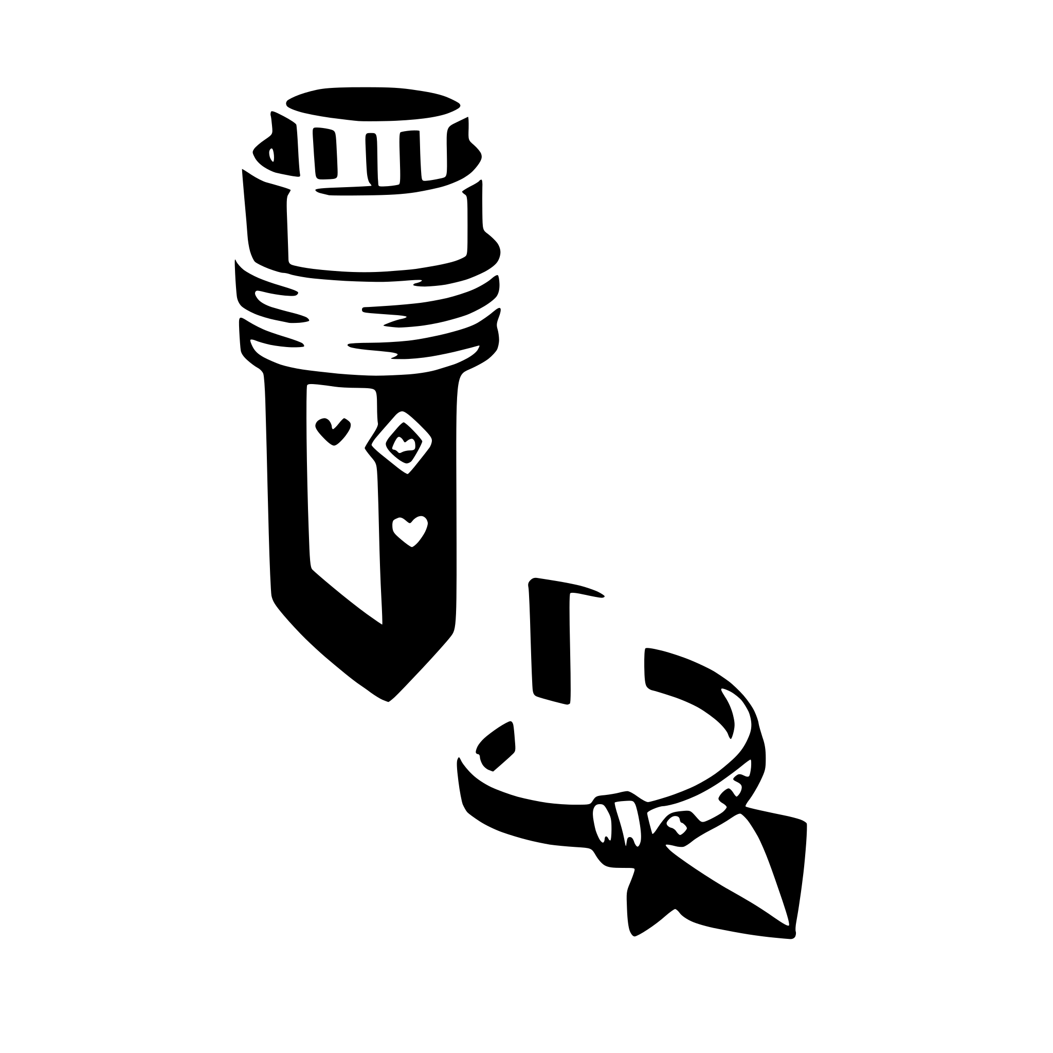 AI-generated SVG of 'love bracelets'