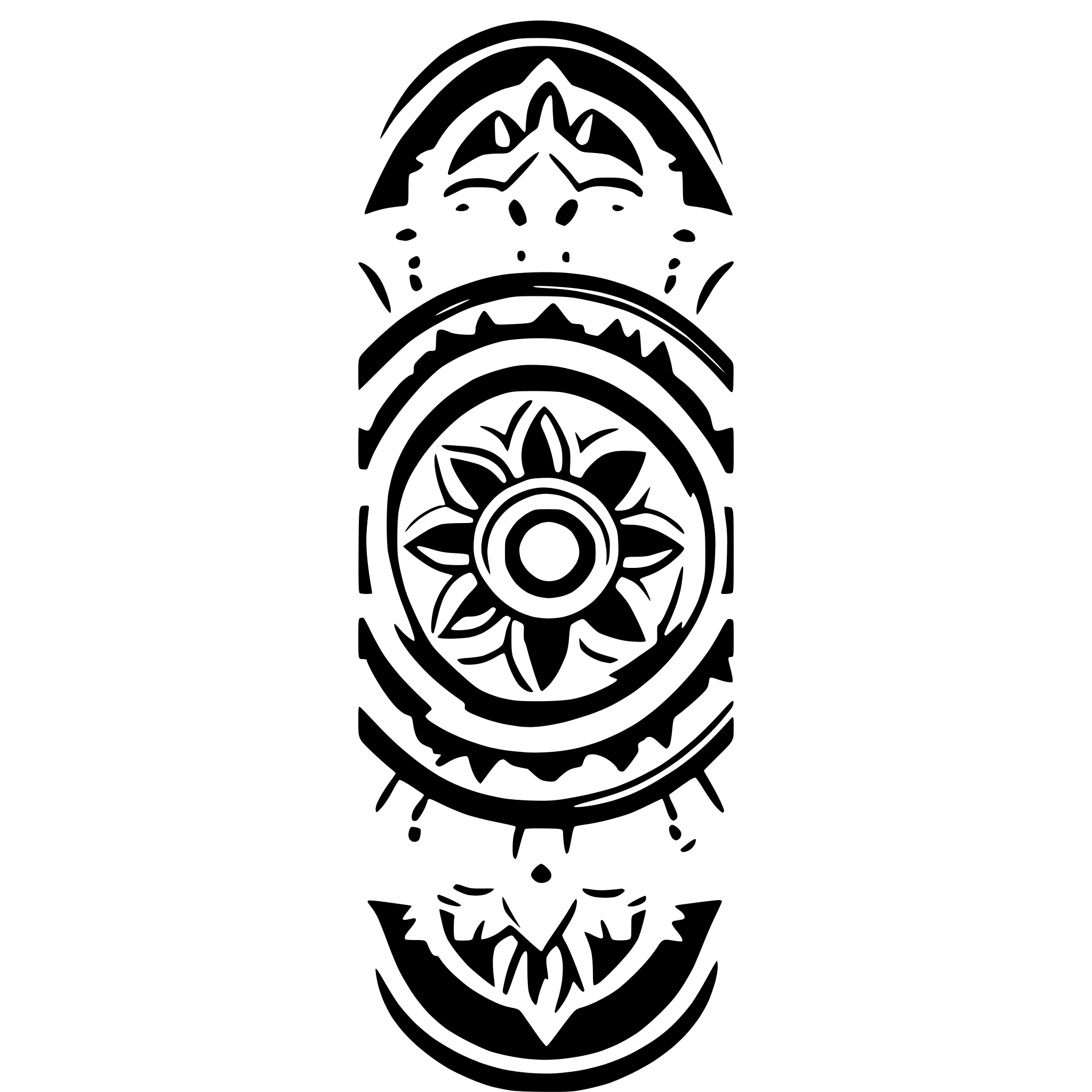 AI-generated SVG of a mandala