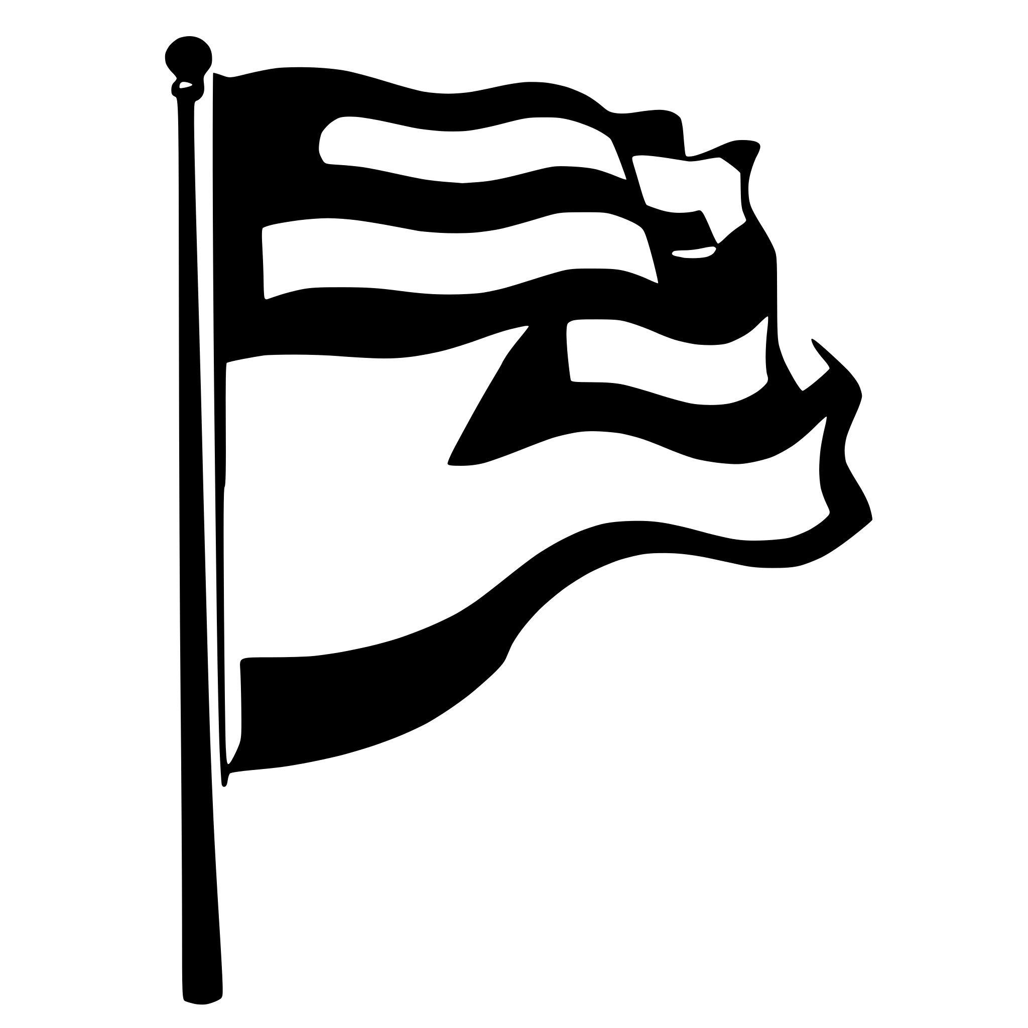 AI-generated SVG of 'UAE Flag'