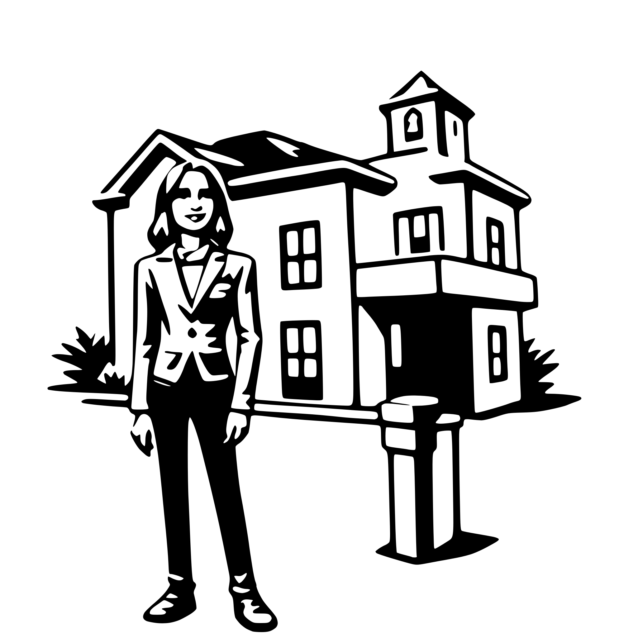 AI-generated SVG of 'real estate agent'