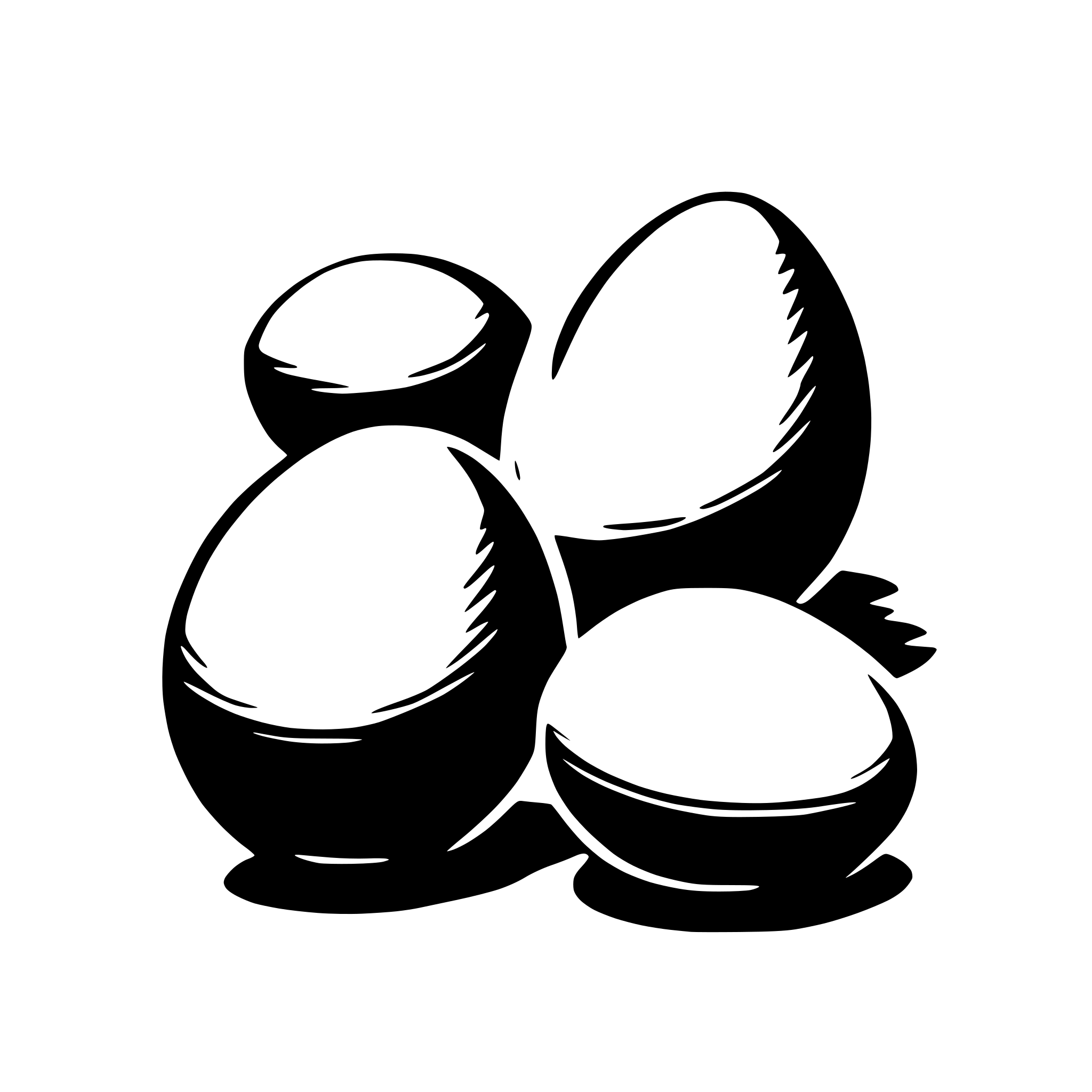 AI-generated SVG of '2 eggs, line style'