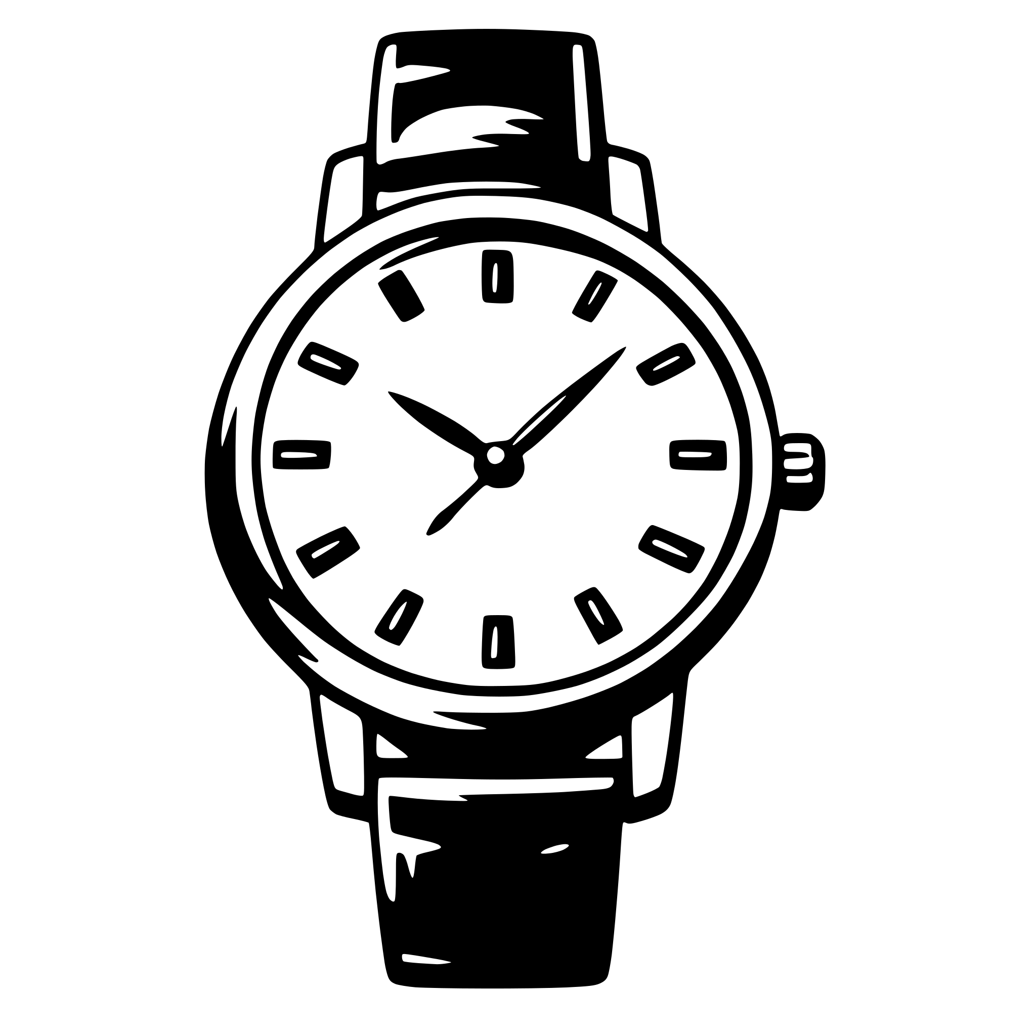 AI-generated SVG of a watch