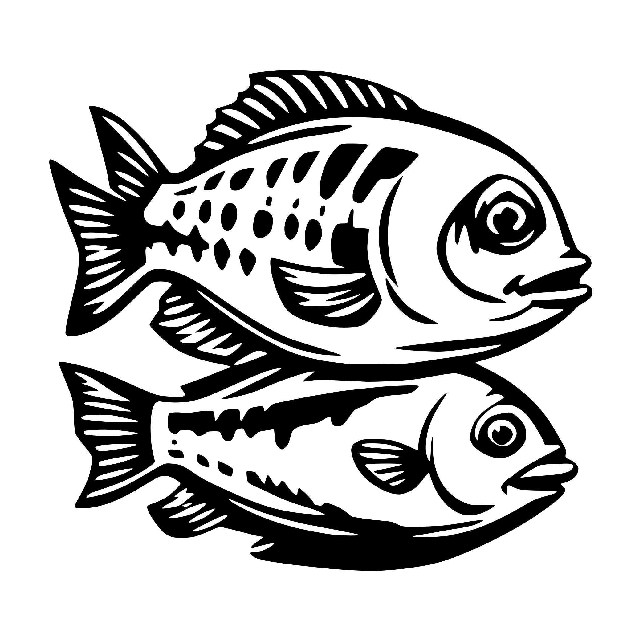AI-generated SVG of a Fisch