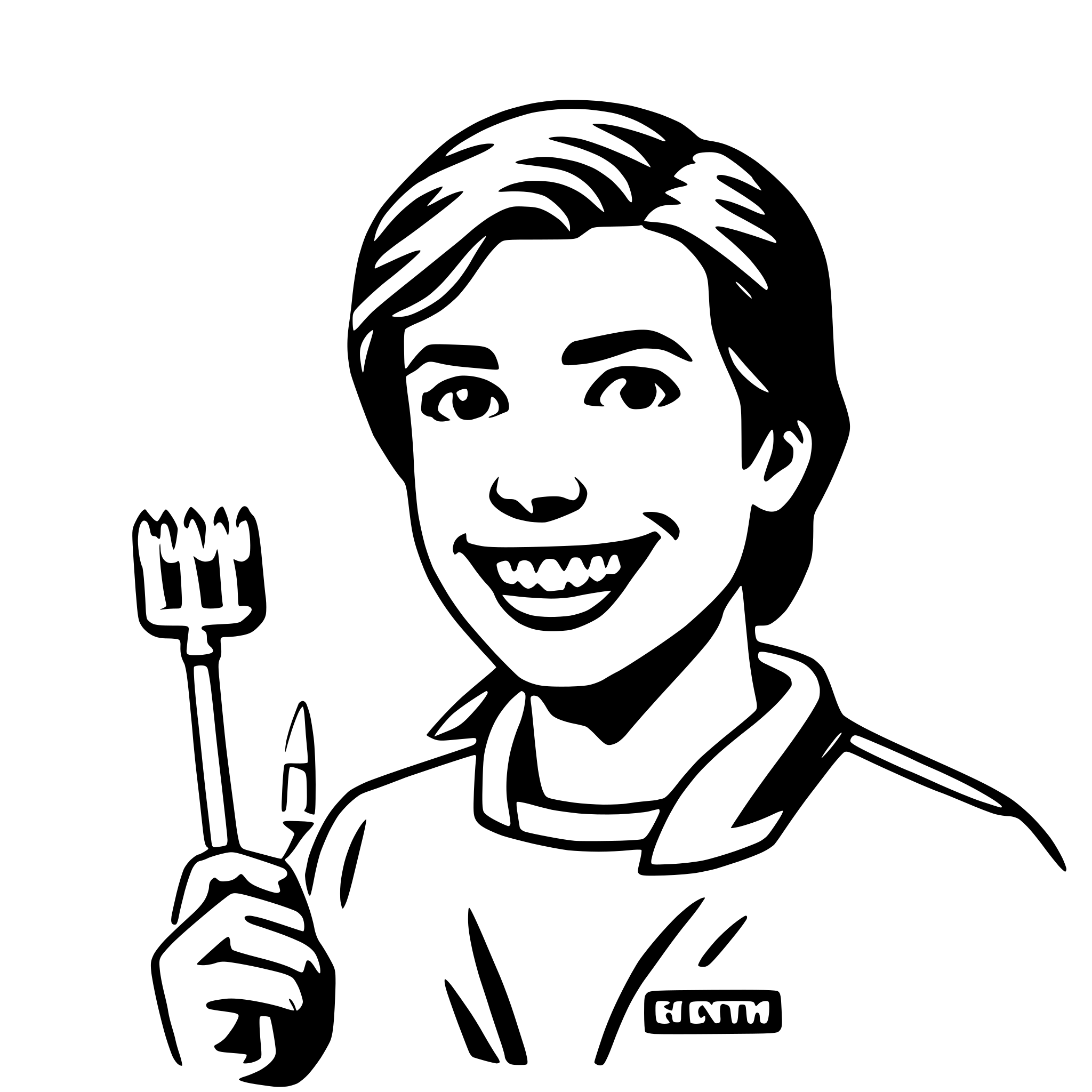 AI-generated SVG of a dentist