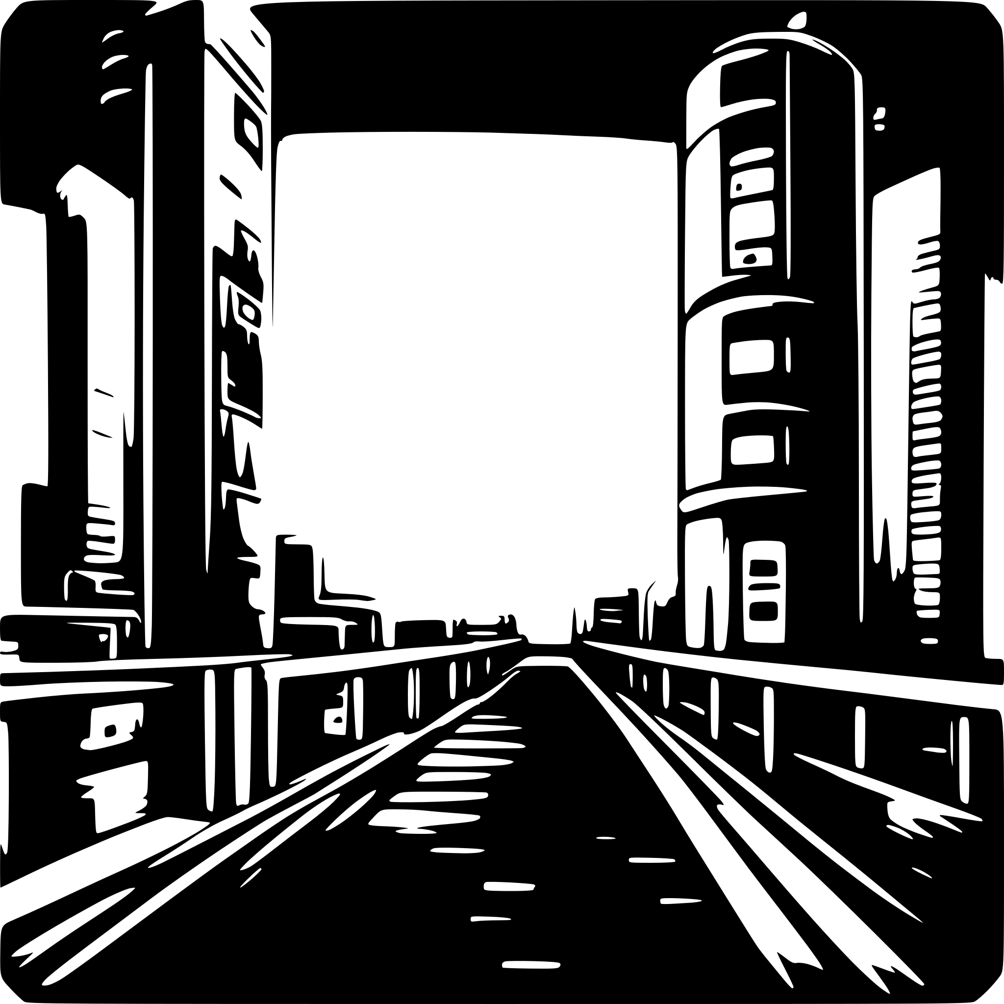 AI-generated SVG of 'cyberpunk style sidescroller background'
