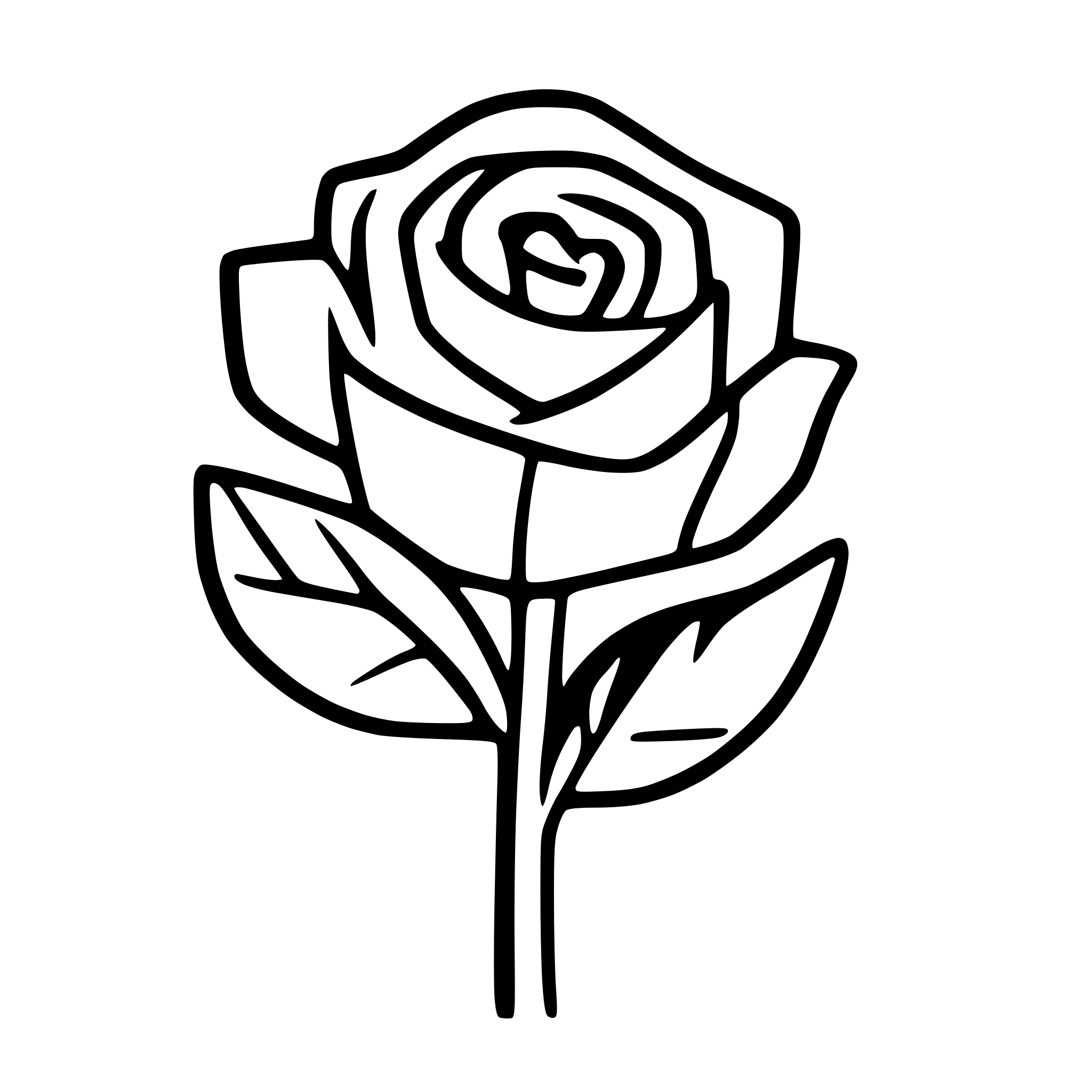 AI-generated SVG of a 12 Roses